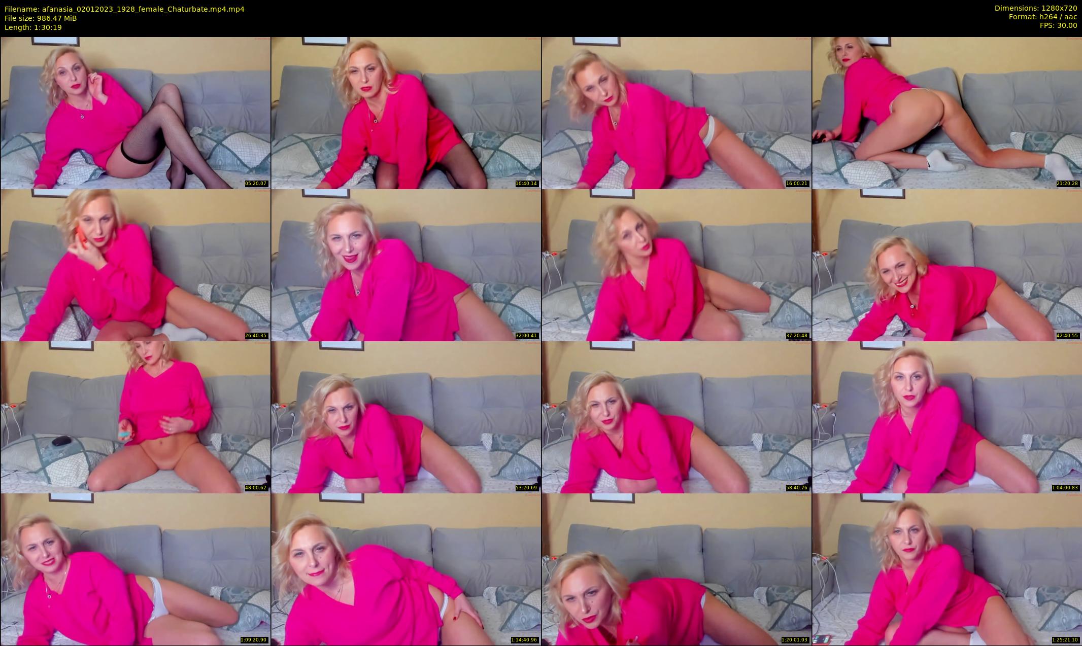 afanasia — 91 minute Chaturbate female cam show recording, 720p, Jan 2, 2023
