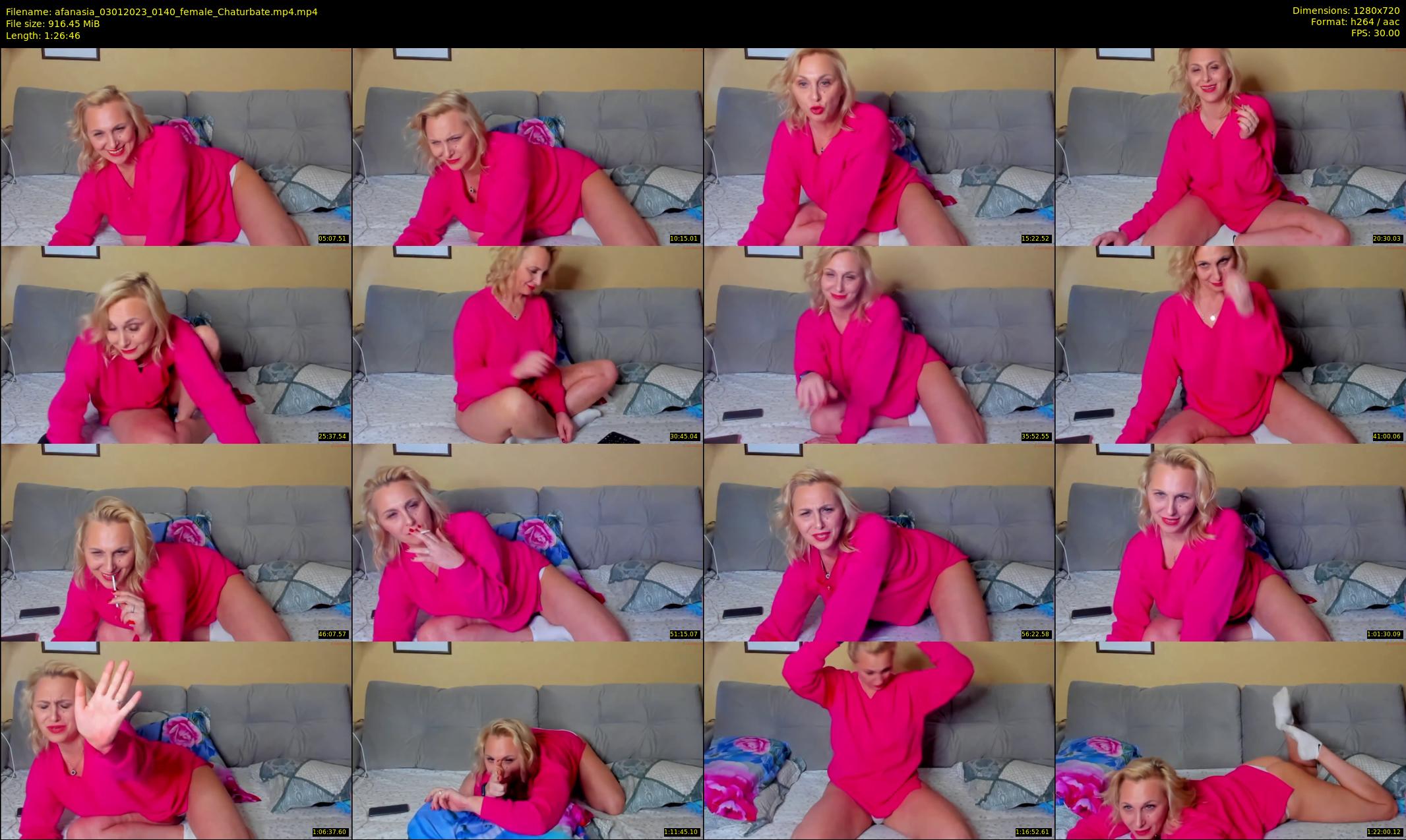 afanasia — 87 minute Chaturbate female cam show recording, 720p, Jan 3, 2023