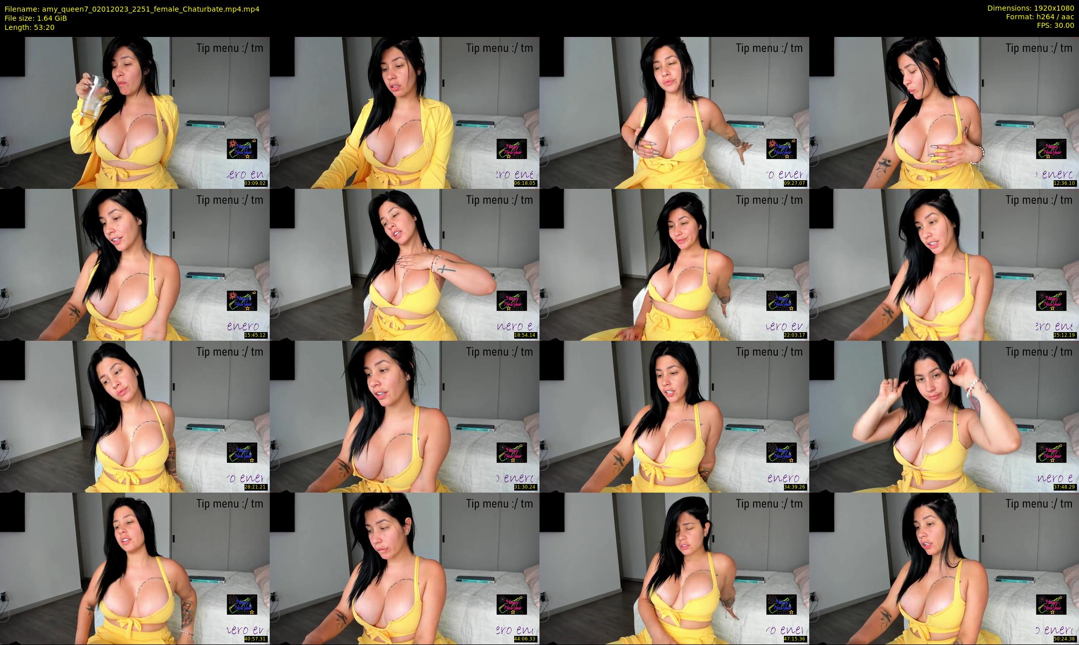 amy_queen7 — 54 minute Chaturbate female cam show recording, 1080p, Jan 2, 2023
