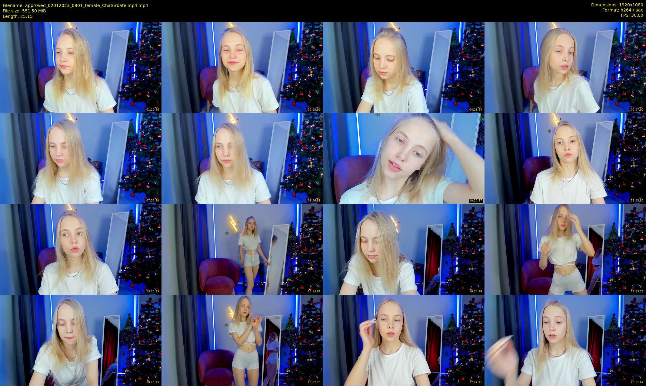 appr0ved — 26 minute Chaturbate female cam show recording, 1080p, Jan 2, 2023