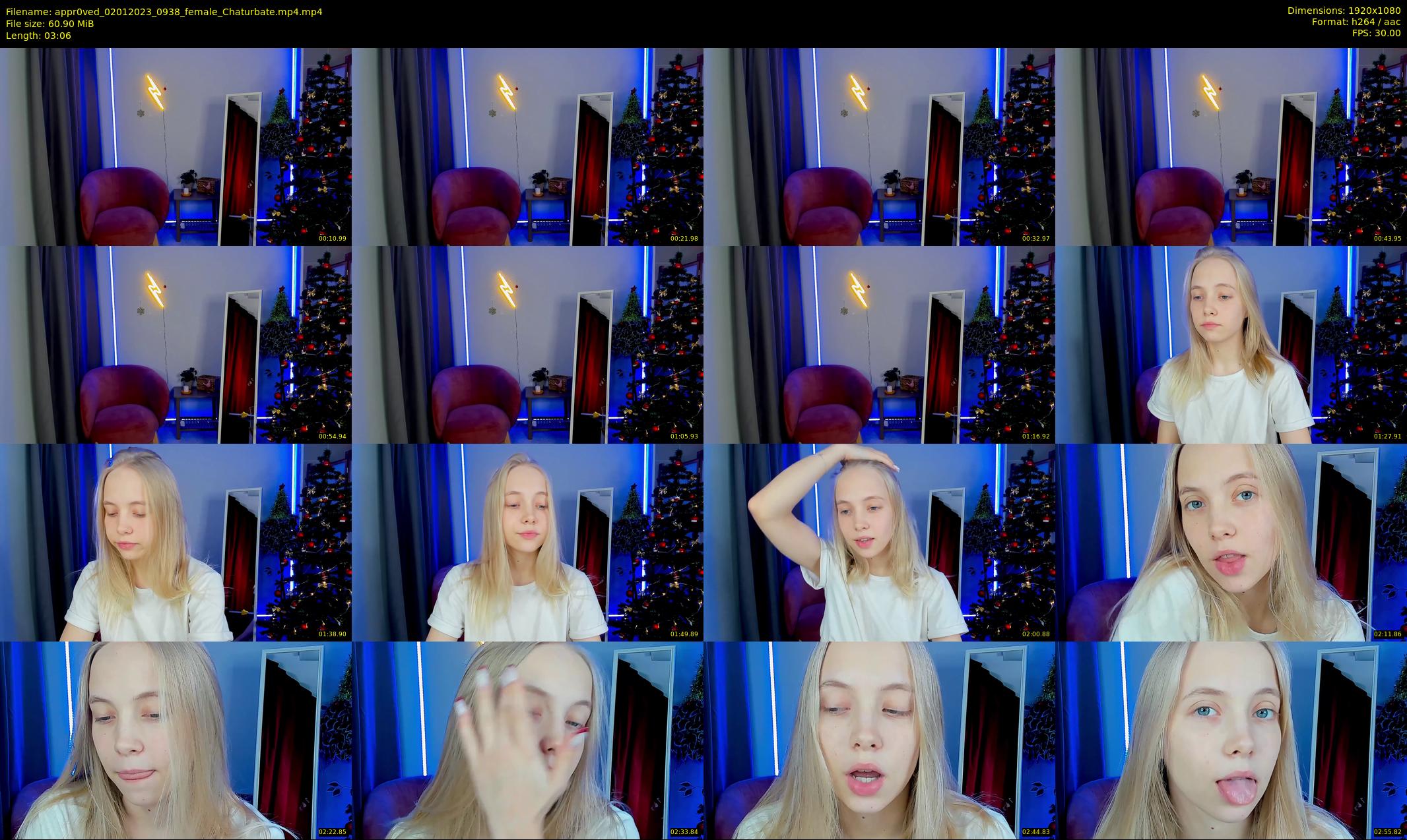 appr0ved — 4 minute Chaturbate female cam show recording, 1080p, Jan 2, 2023