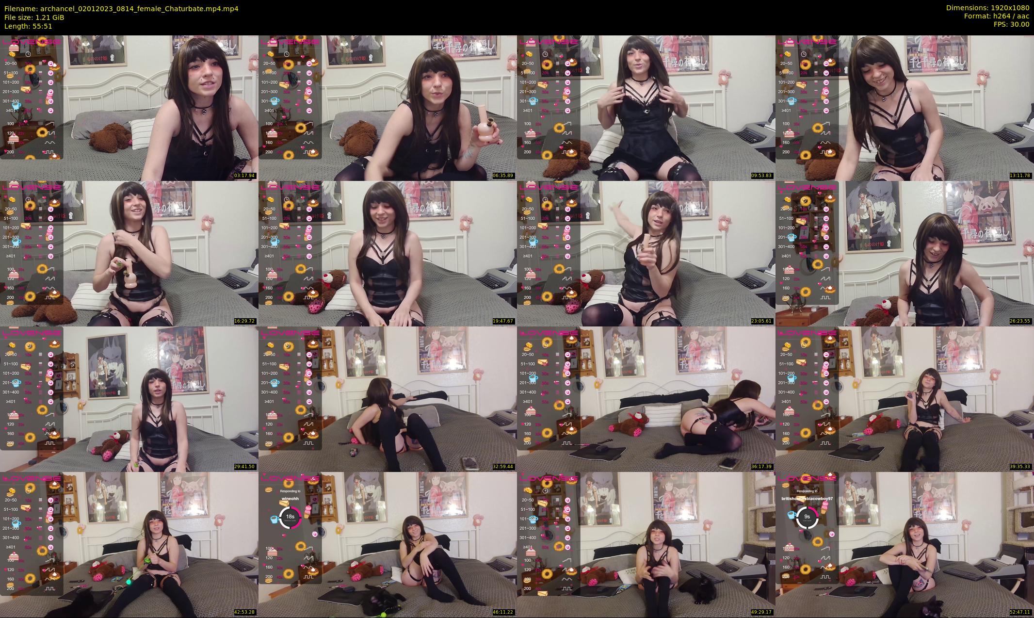archancel — 56 minute Chaturbate female cam show recording, 1080p, Jan 2, 2023