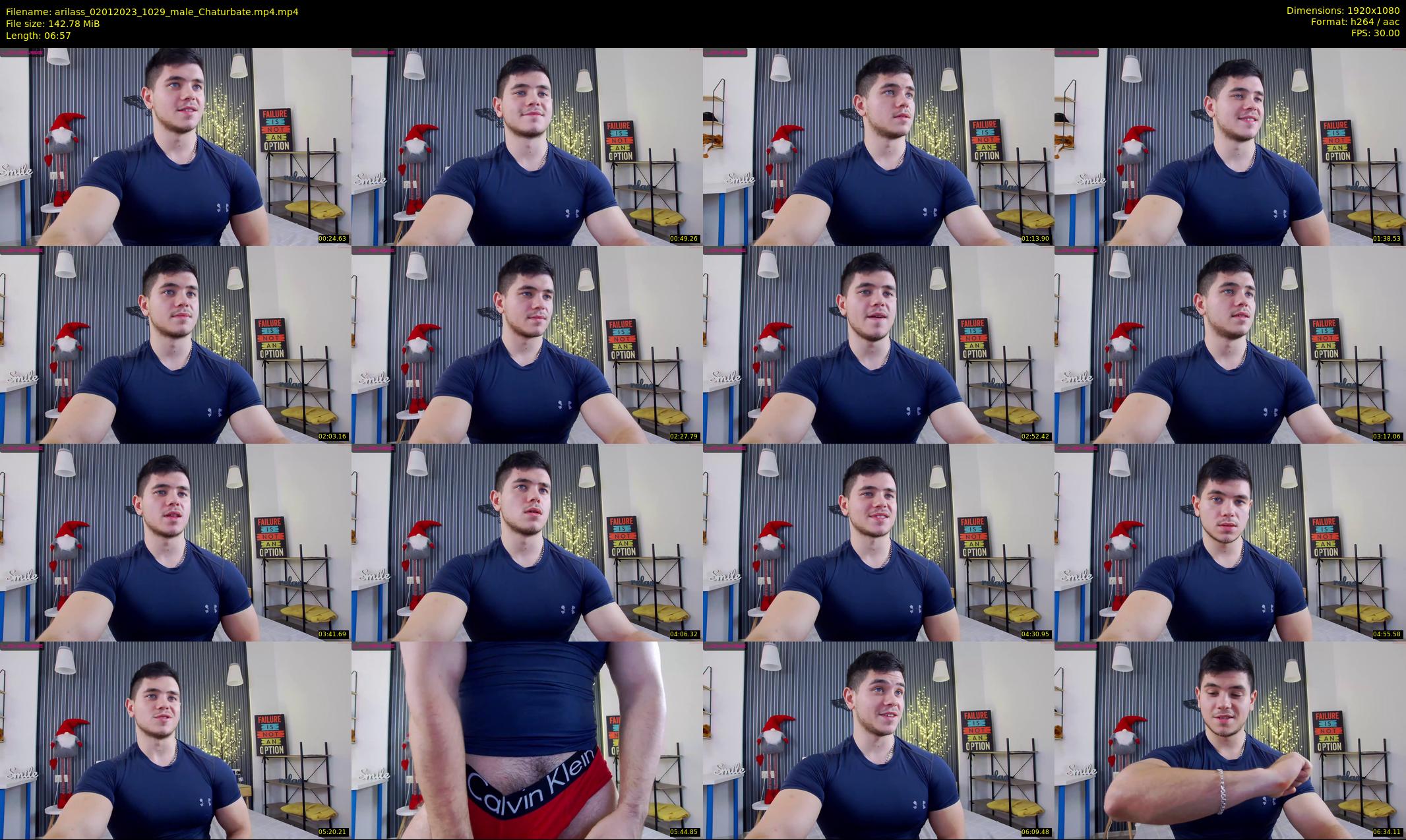 arilass — 7 minute Chaturbate male cam show recording, 1080p, Jan 2, 2023