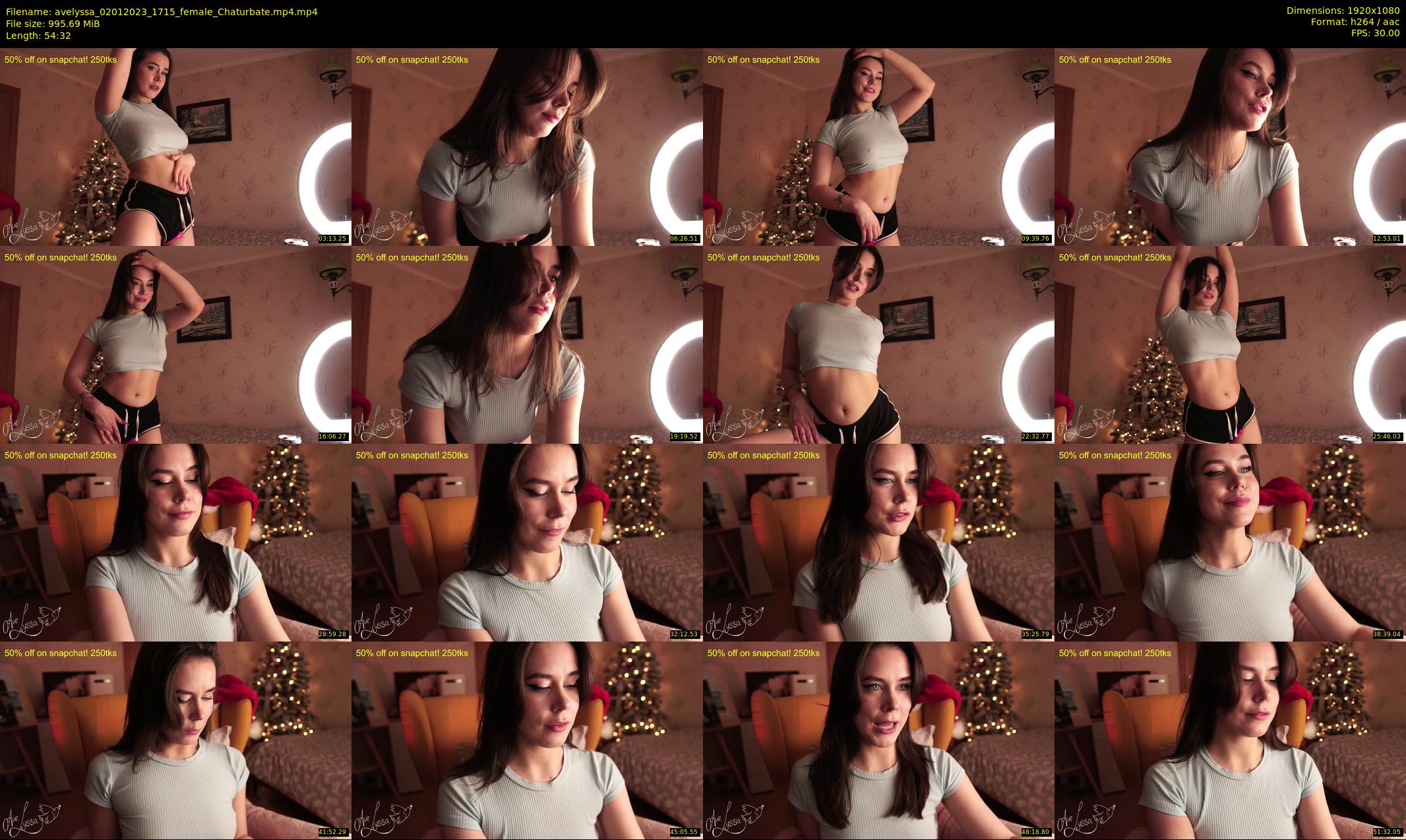 avelyssa — 55 minute Chaturbate female cam show recording, 1080p, Jan 2, 2023