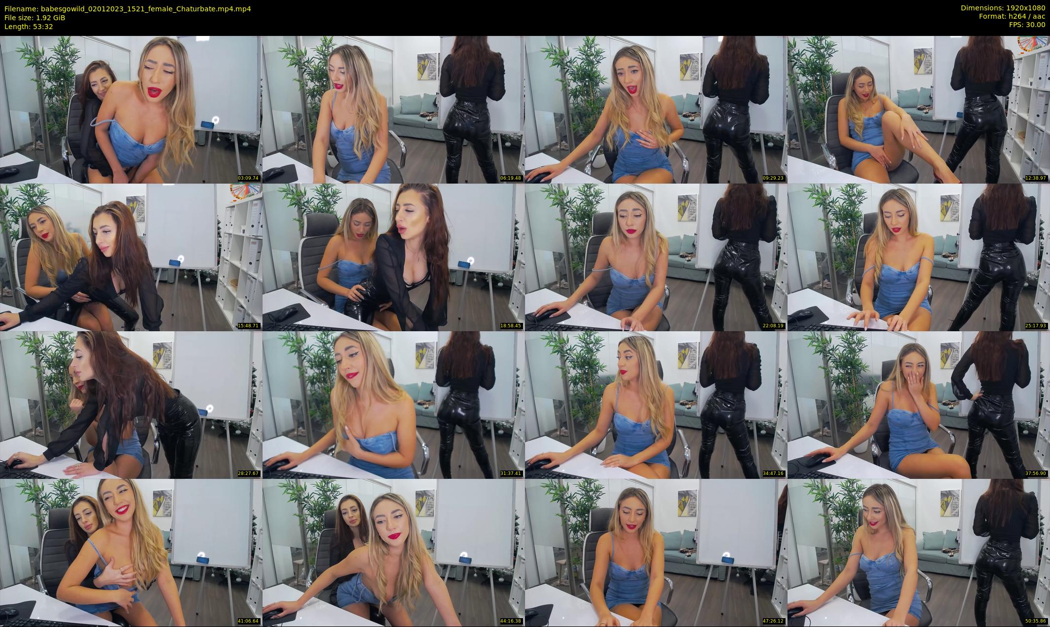 babesgowild — 54 minute Chaturbate couple cam show recording, 1080p, Jan 2, 2023