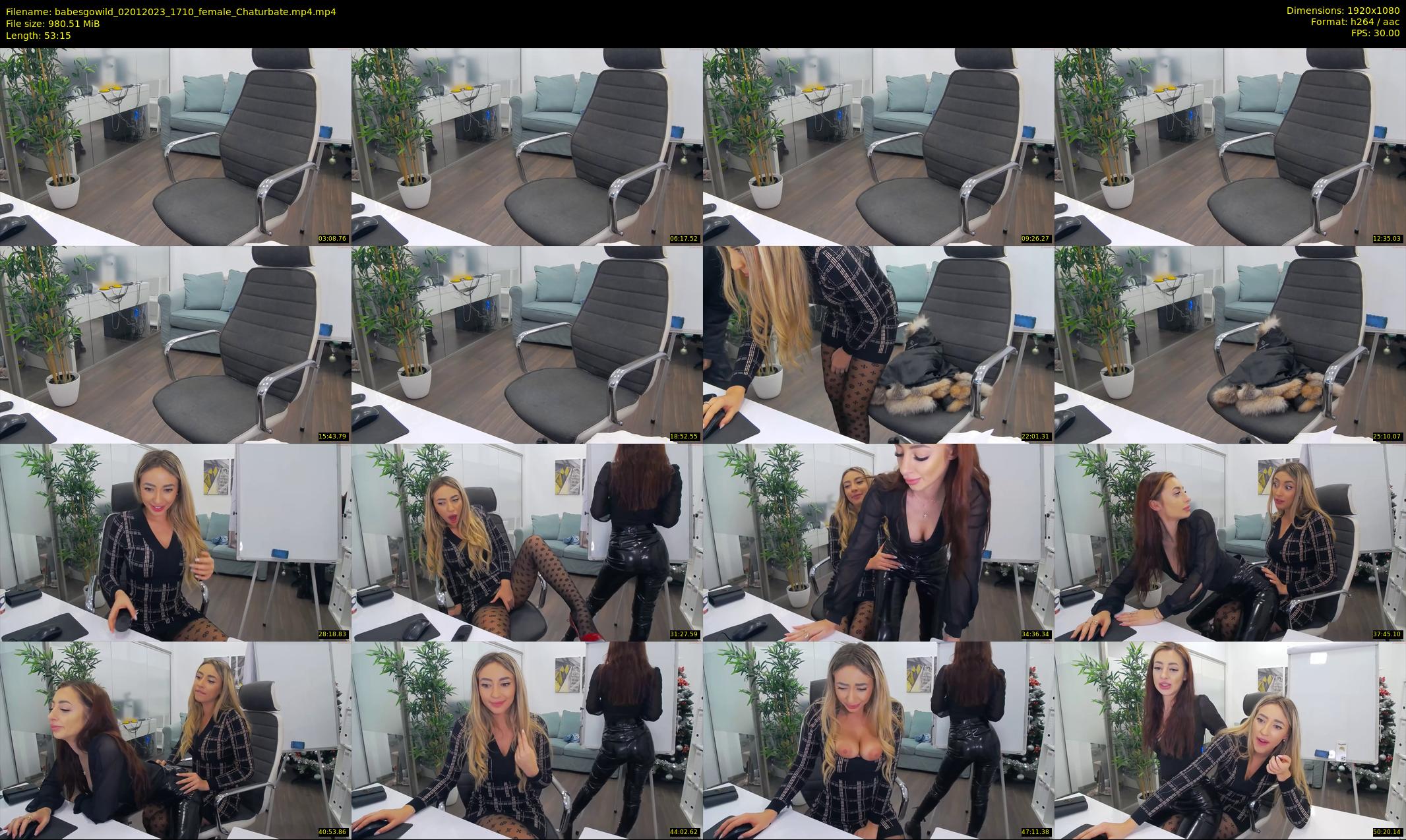 babesgowild — 54 minute Chaturbate couple cam show recording, 1080p, Jan 2, 2023