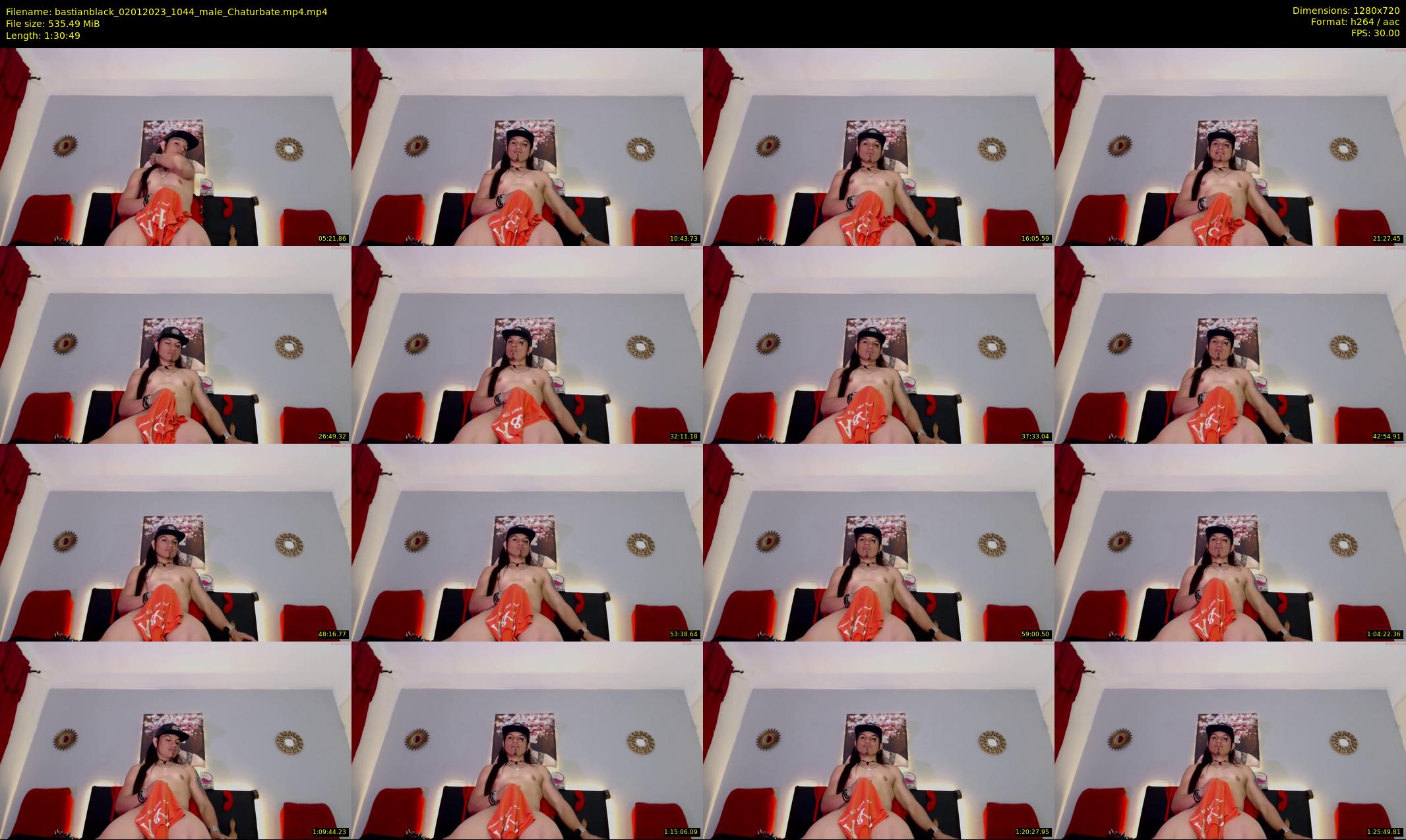 bastianblack — 91 minute Chaturbate male cam show recording, 720p, Jan 2, 2023