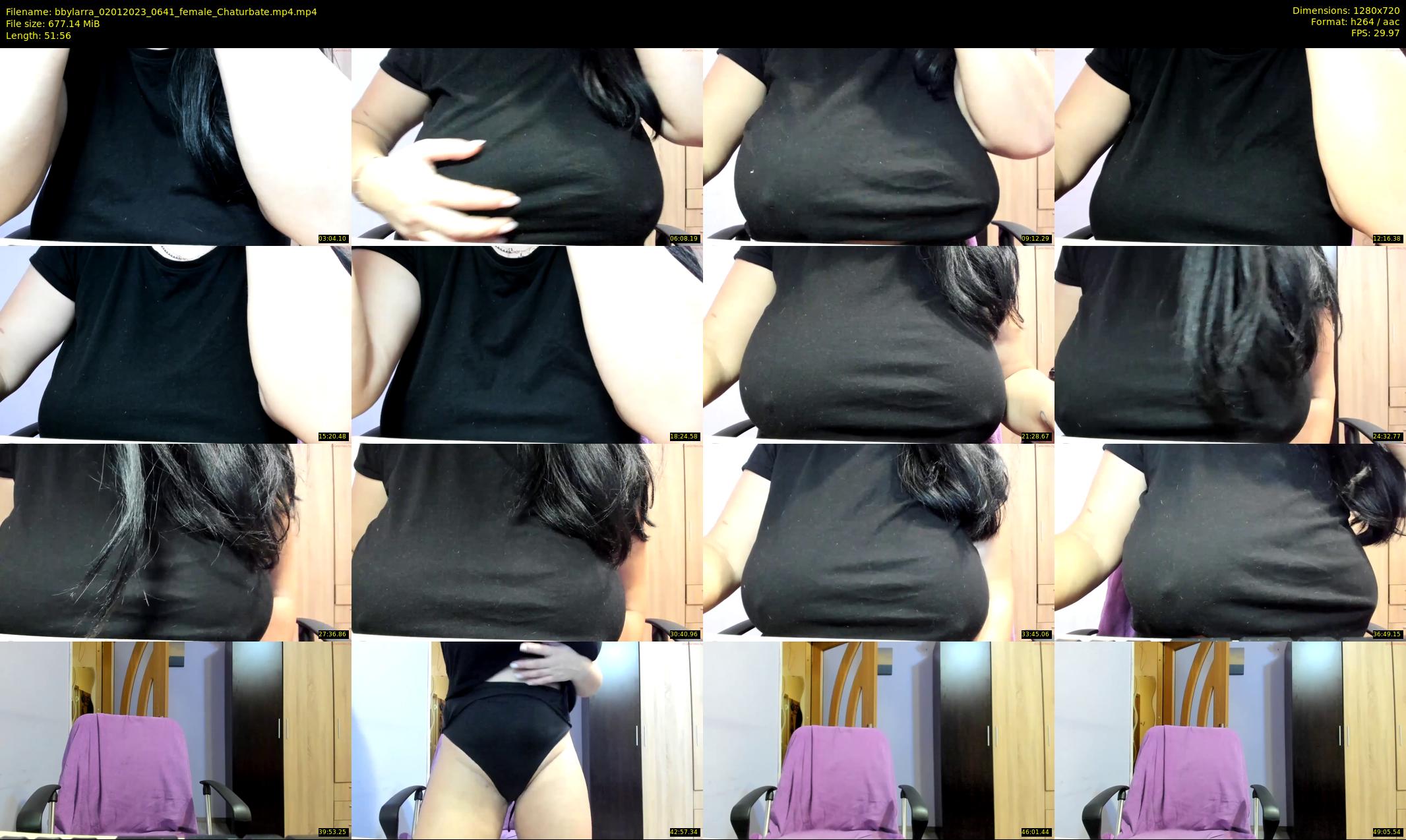 bbylarra — 52 minute Chaturbate couple cam show recording, 720p, Jan 2, 2023