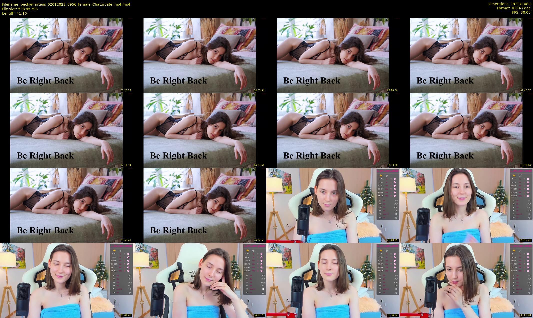 beckymartens — 42 minute Chaturbate female cam show recording, 1080p, Jan 2, 2023