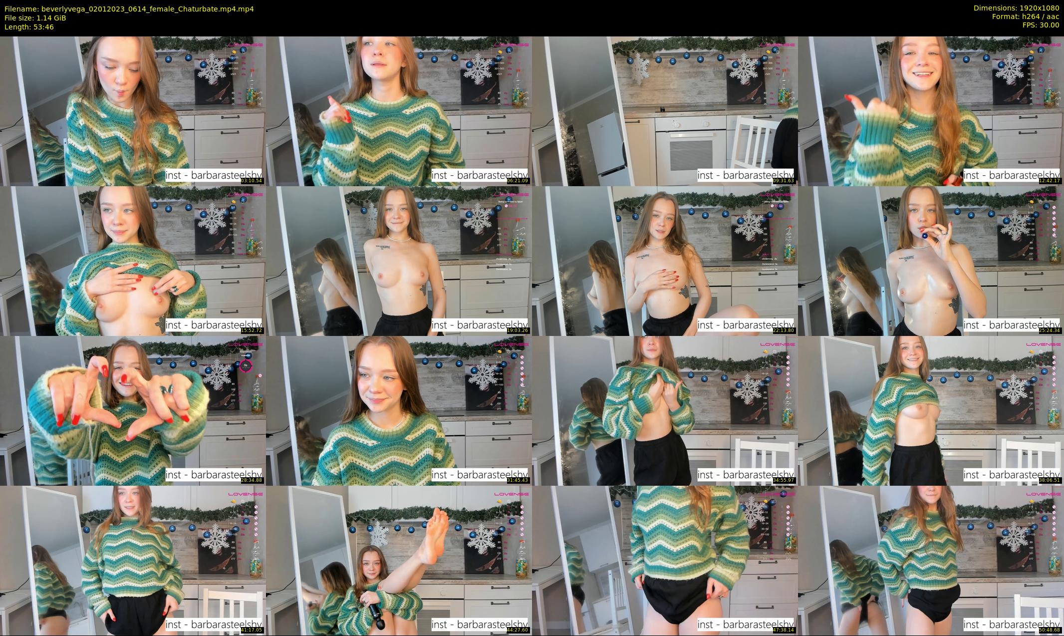 beverlyvega — 54 minute Chaturbate couple cam show recording, 1080p, Jan 2, 2023