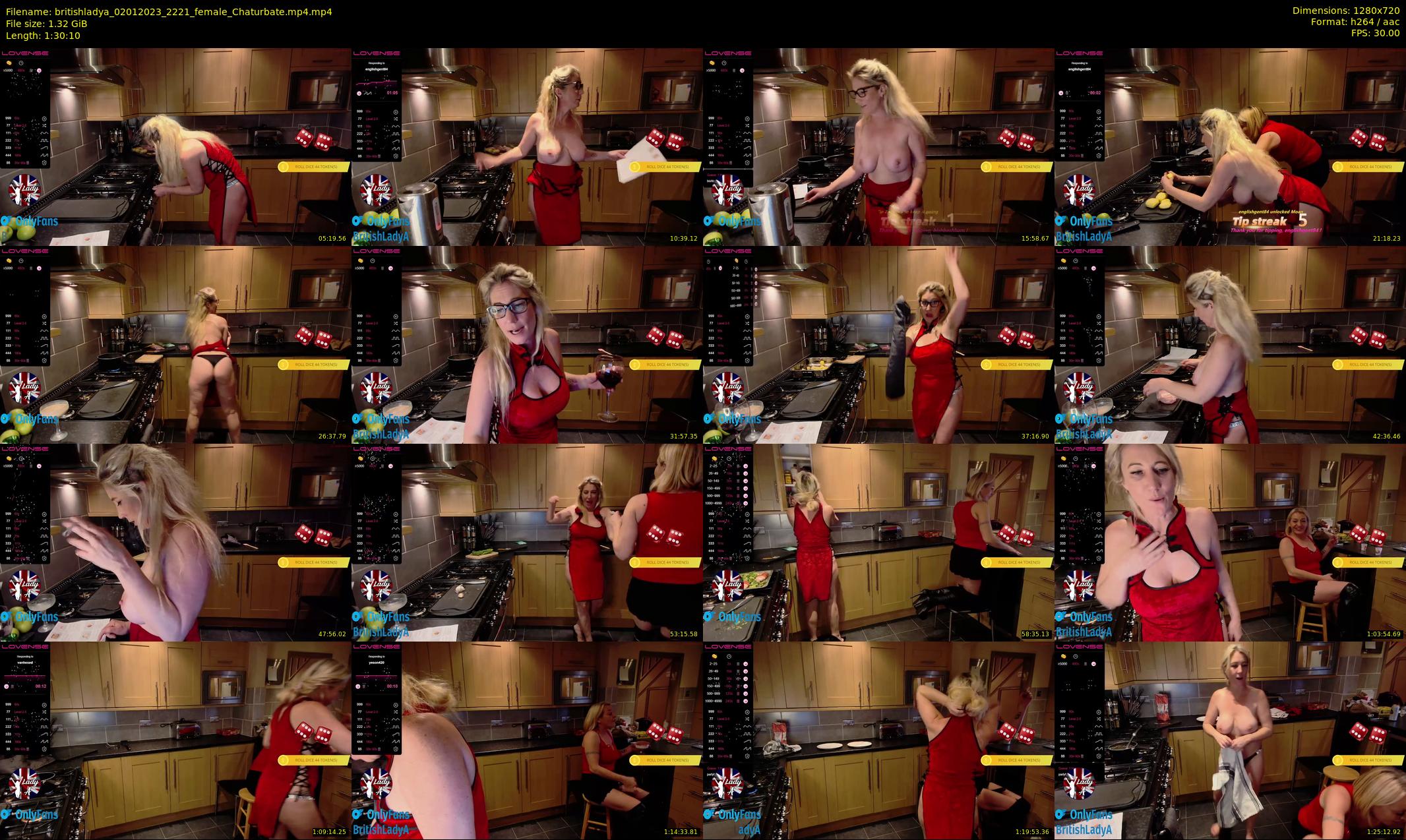 britishladya — 91 minute Chaturbate female cam show recording, 720p, Jan 2, 2023