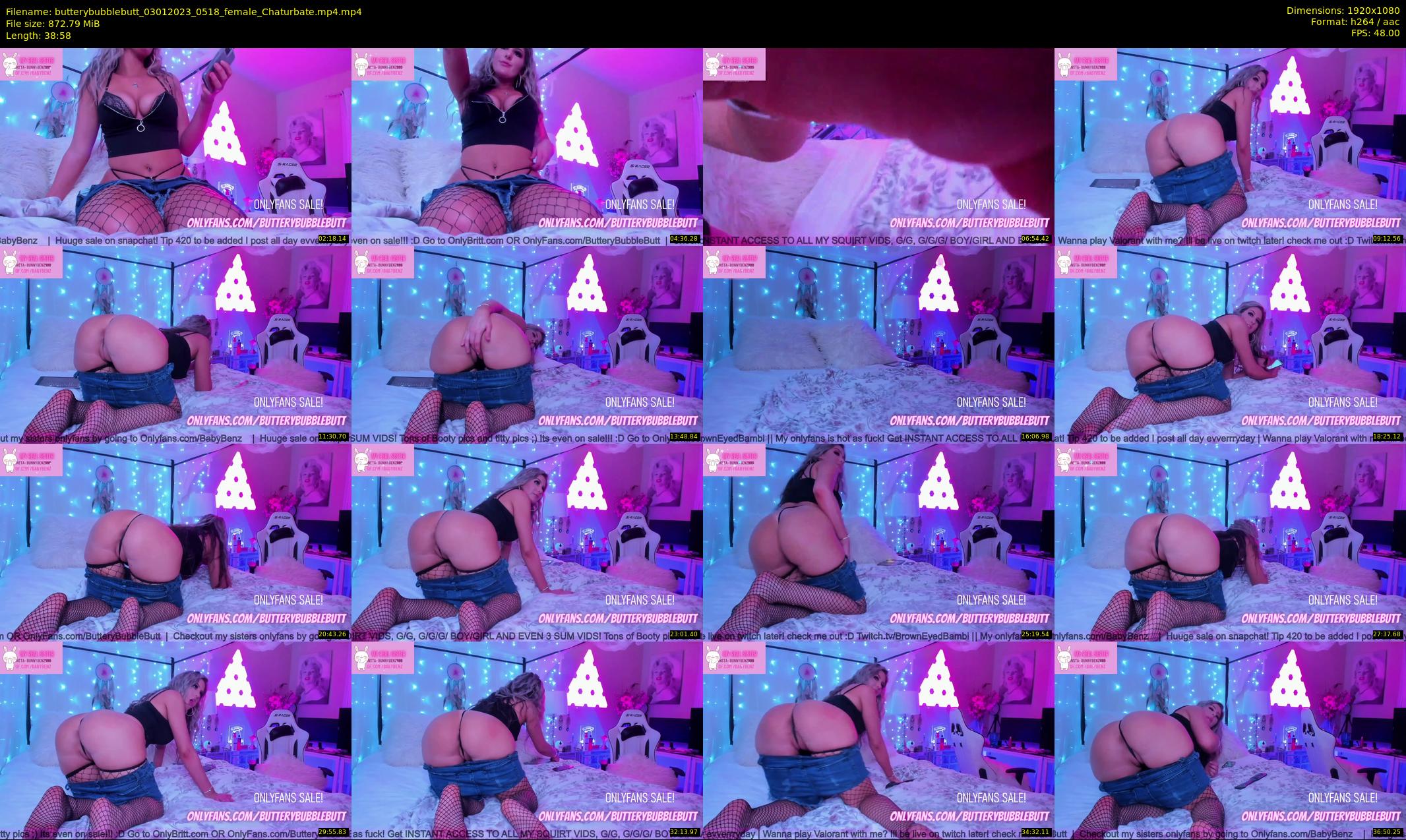 butterybubblebutt — 39 minute Chaturbate couple cam show recording, 1080p, Jan 3, 2023