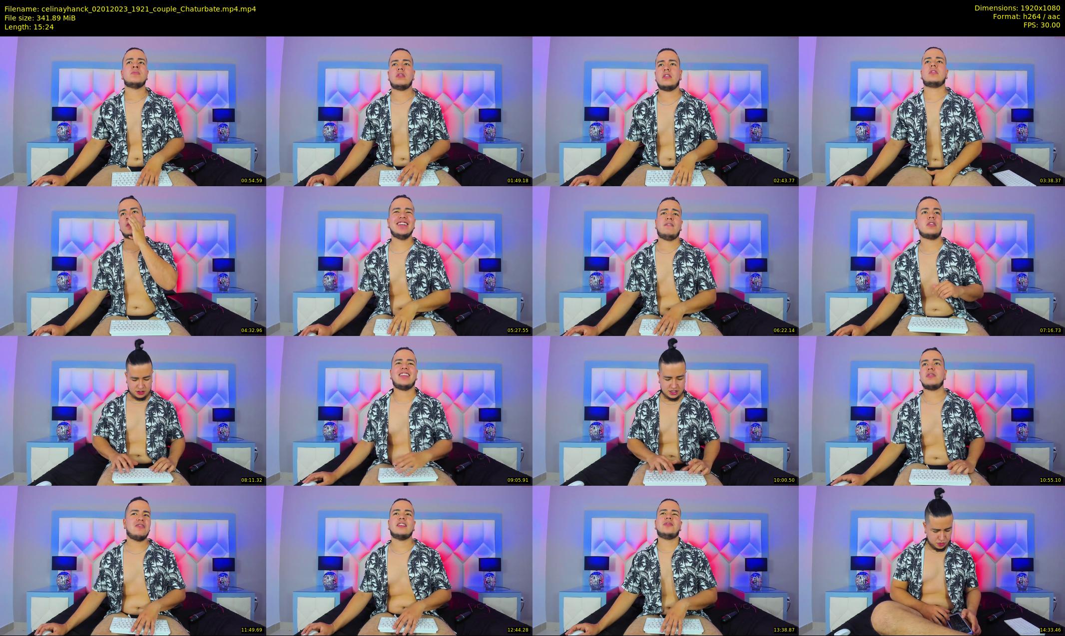 celinayhanck — 16 minute Chaturbate couple cam show recording, 1080p, Jan 2, 2023