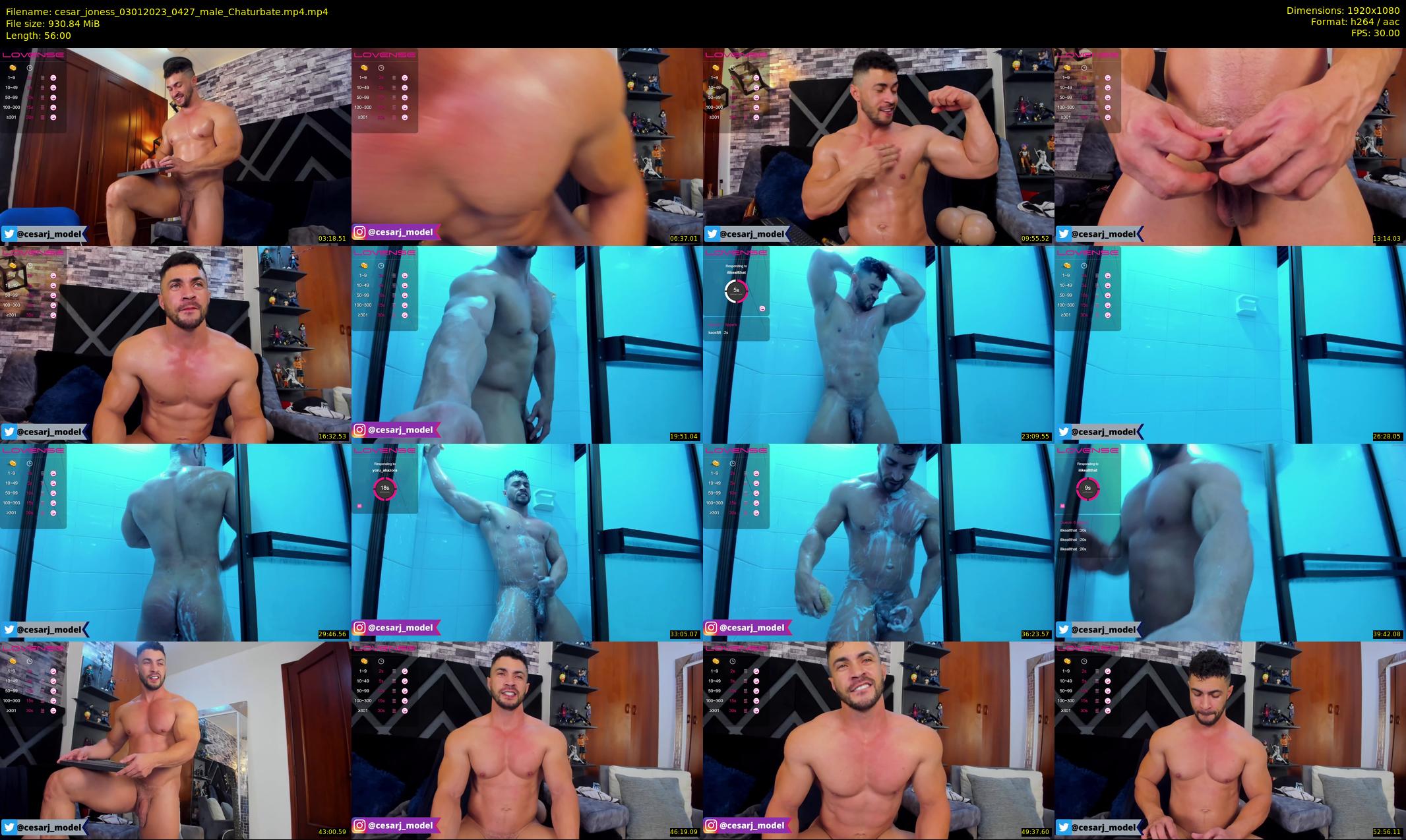 cesar_joness — 56 minute Chaturbate male cam show recording, 1080p, Jan 3, 2023