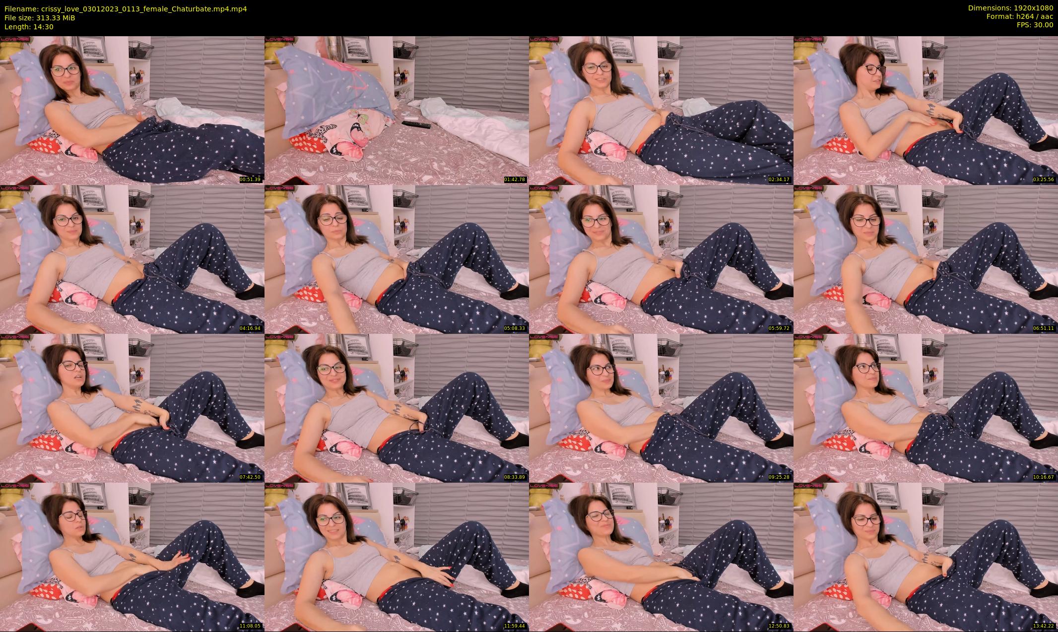 crissy_love — 15 minute Chaturbate female cam show recording, 1080p, Jan 3, 2023