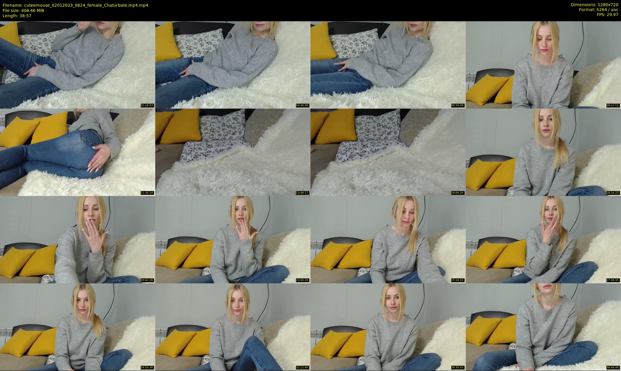 cuteemouse — 39 minute Chaturbate female cam show recording, 720p, Jan 2, 2023