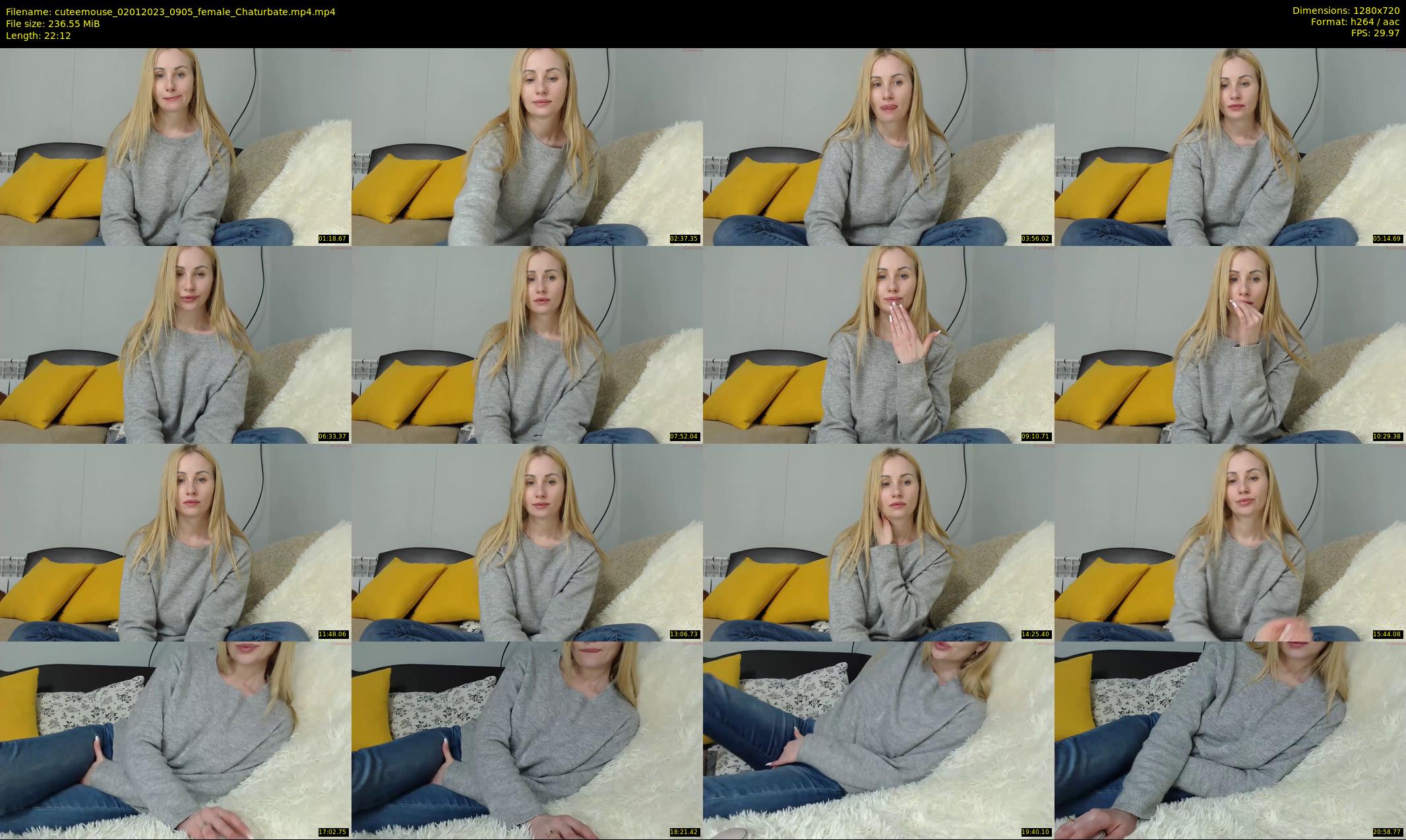 cuteemouse — 23 minute Chaturbate female cam show recording, 720p, Jan 2, 2023