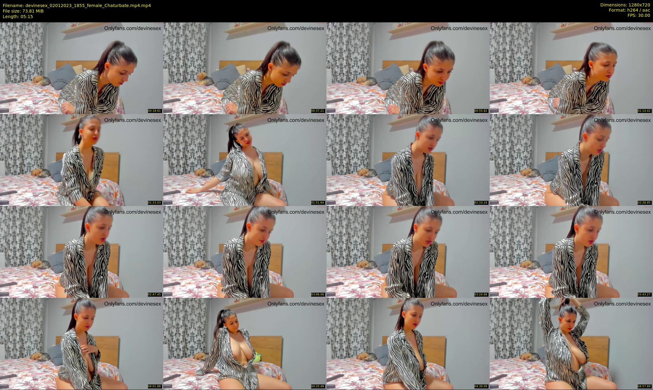 devinesex — 6 minute Chaturbate female cam show recording, 720p, Jan 2, 2023
