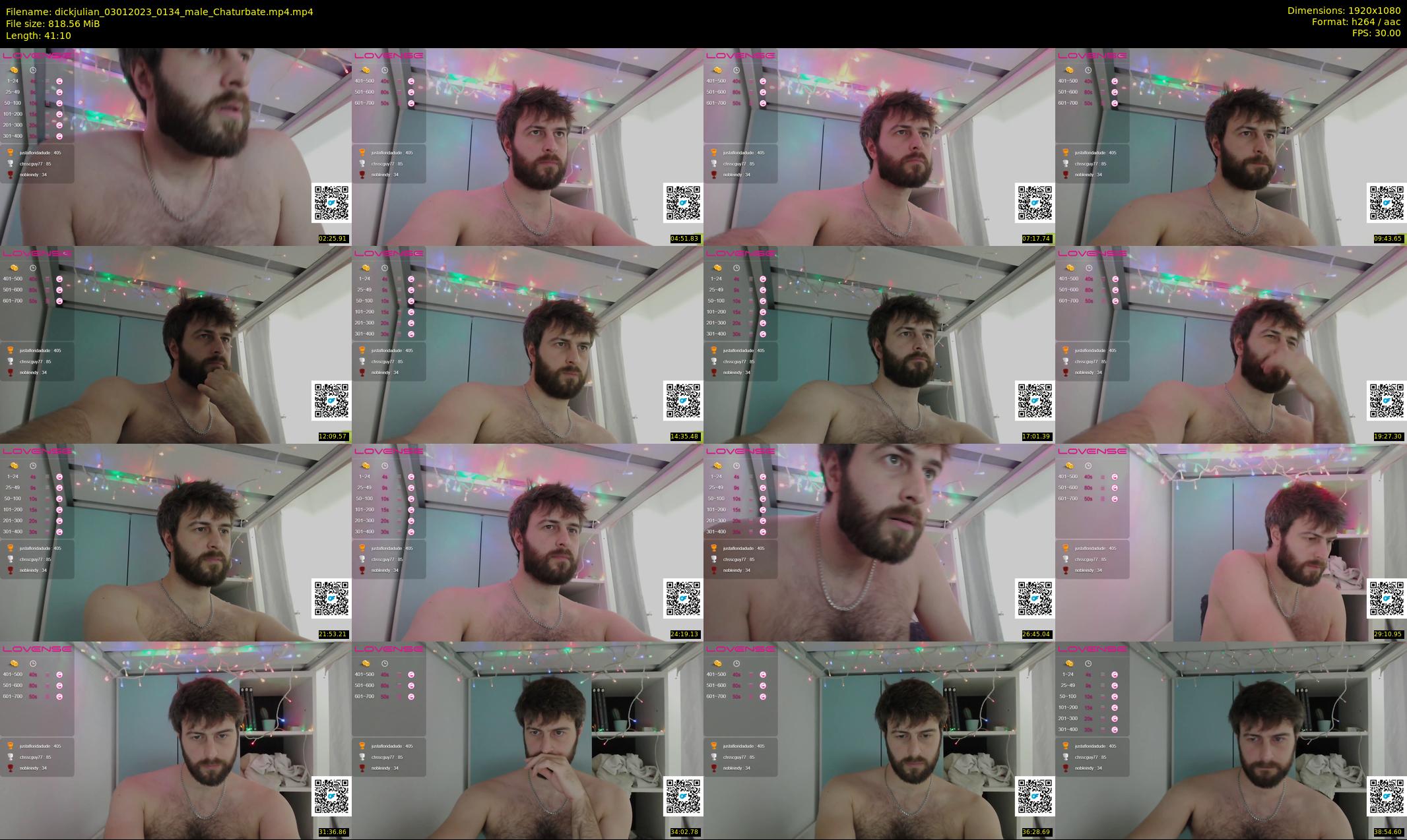 dickjulian — 42 minute Chaturbate male cam show recording, 1080p, Jan 3, 2023