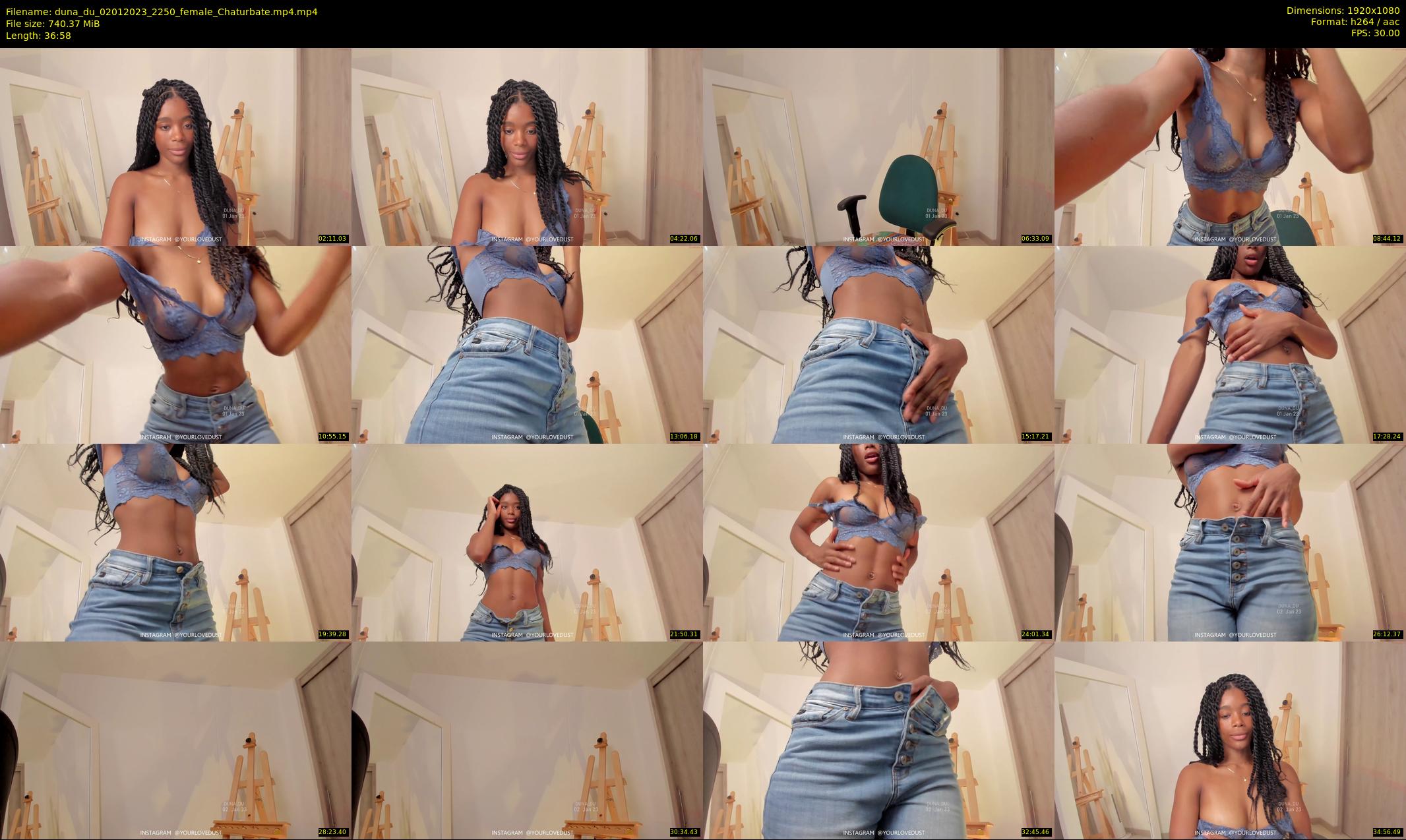 duna_du — 37 minute Chaturbate female cam show recording, 1080p, Jan 2, 2023