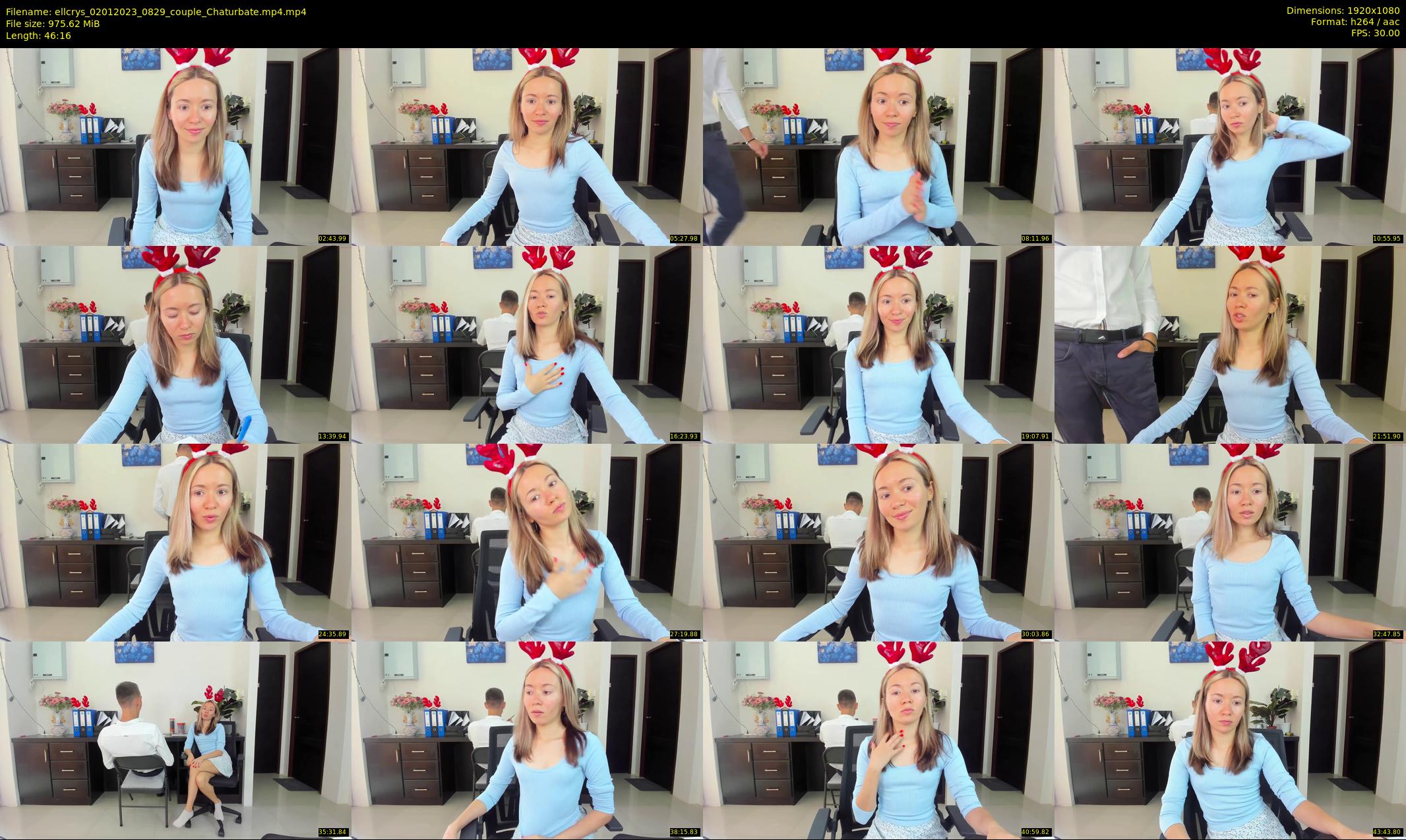 ellcrys — 47 minute Chaturbate couple cam show recording, 1080p, Jan 2, 2023