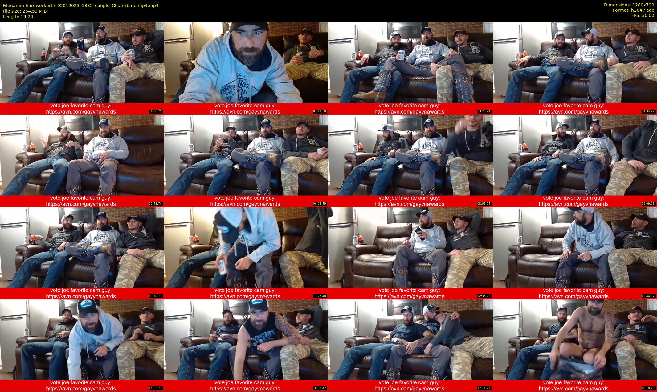 hardworkertn — 20 minute Chaturbate male cam show recording, 720p, Jan 2, 2023
