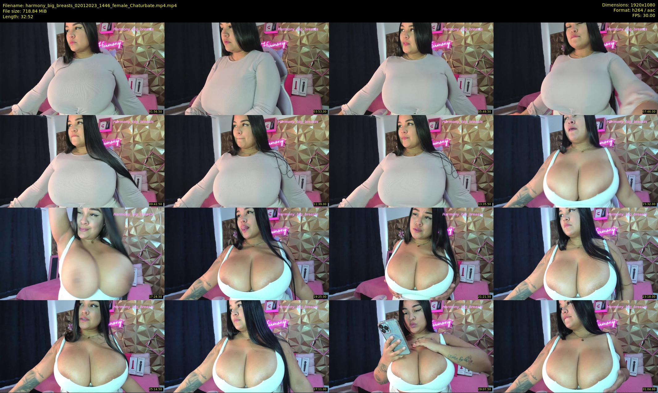 harmony_big_breasts — 33 minute Chaturbate female cam show recording, 1080p, Jan 2, 2023