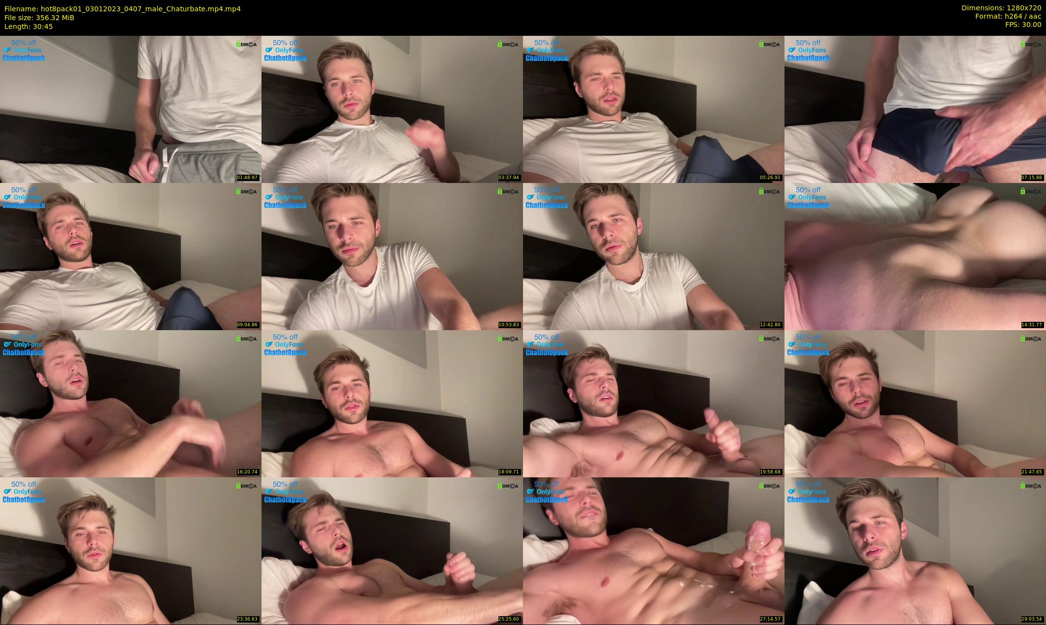 hot8pack01 — 31 minute Chaturbate male cam show recording, 720p, Jan 3, 2023