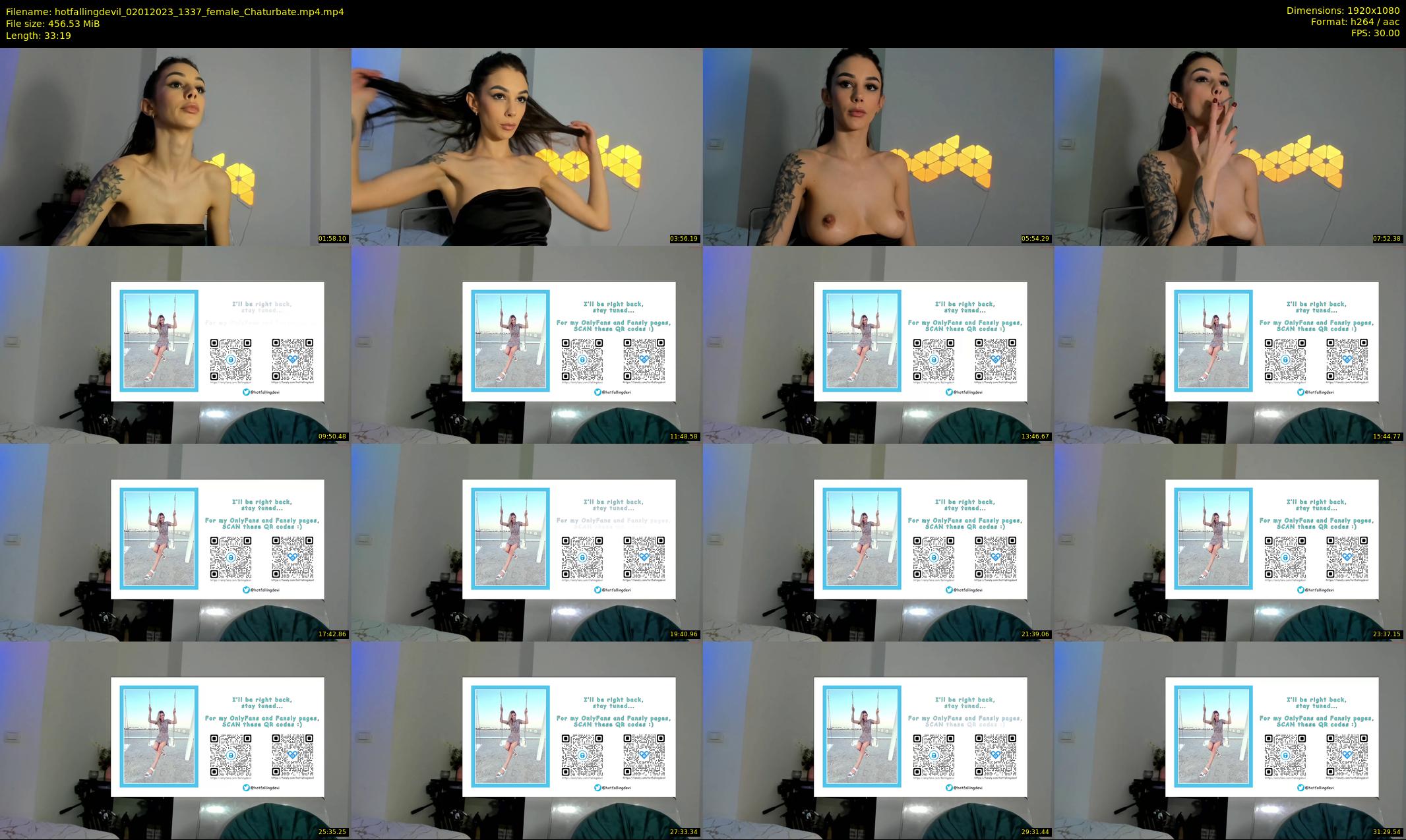 hotfallingdevil — 34 minute Chaturbate female cam show recording, 1080p, Jan 2, 2023