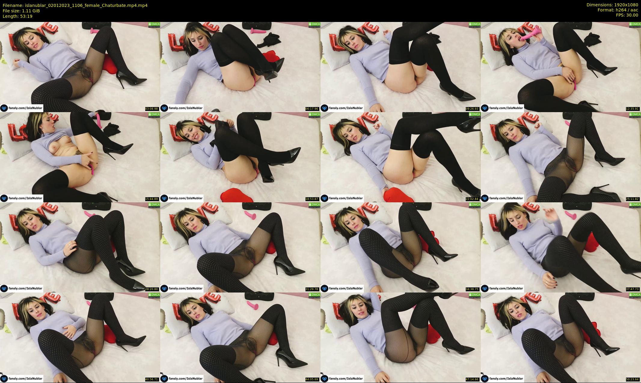 islanublar — 54 minute Chaturbate female cam show recording, 1080p, Jan 2, 2023