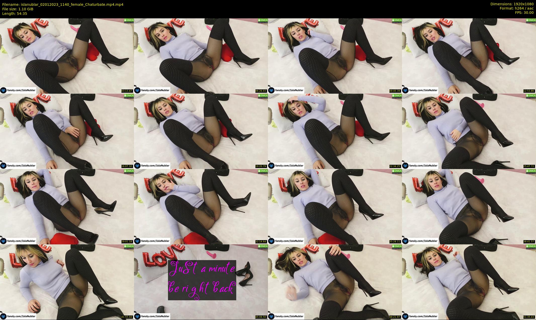 islanublar — 55 minute Chaturbate female cam show recording, 1080p, Jan 2, 2023
