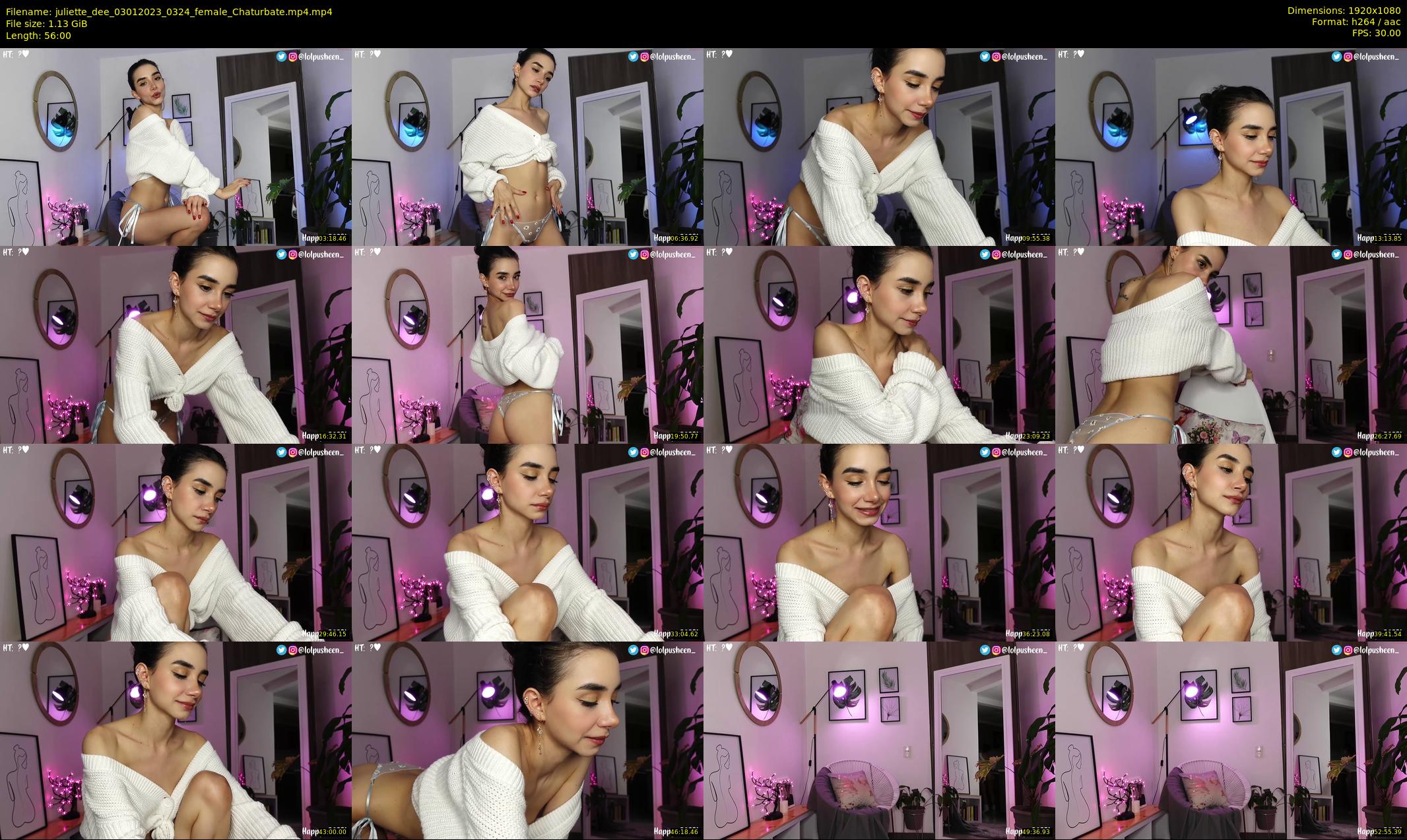 juliette_dee — 56 minute Chaturbate female cam show recording, 1080p, Jan 3, 2023