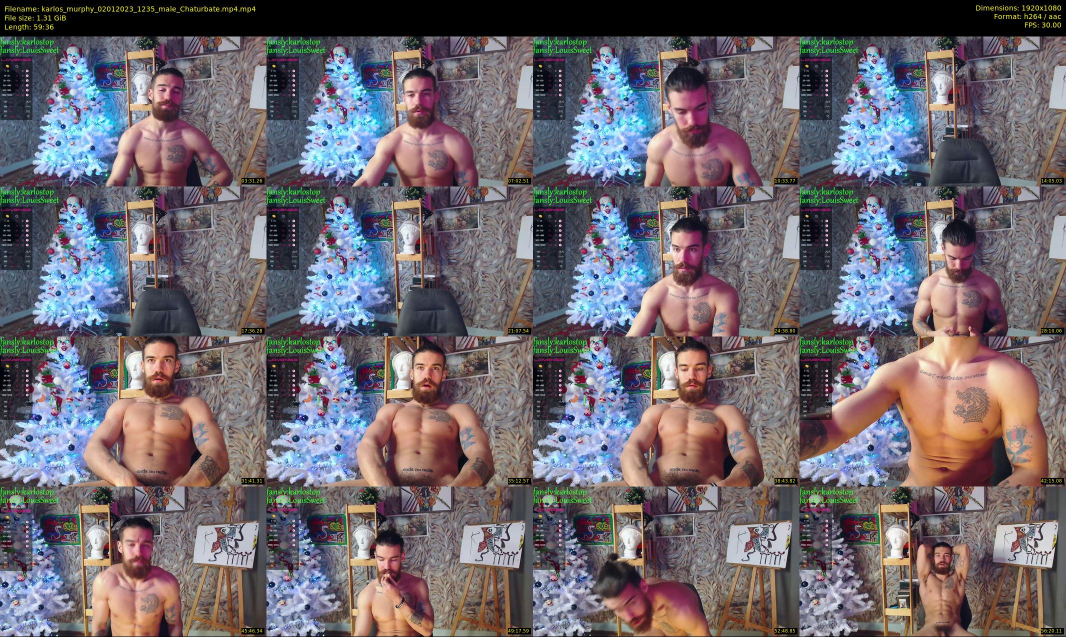 karlos_murphy — 60 minute Chaturbate male cam show recording, 1080p, Jan 2, 2023