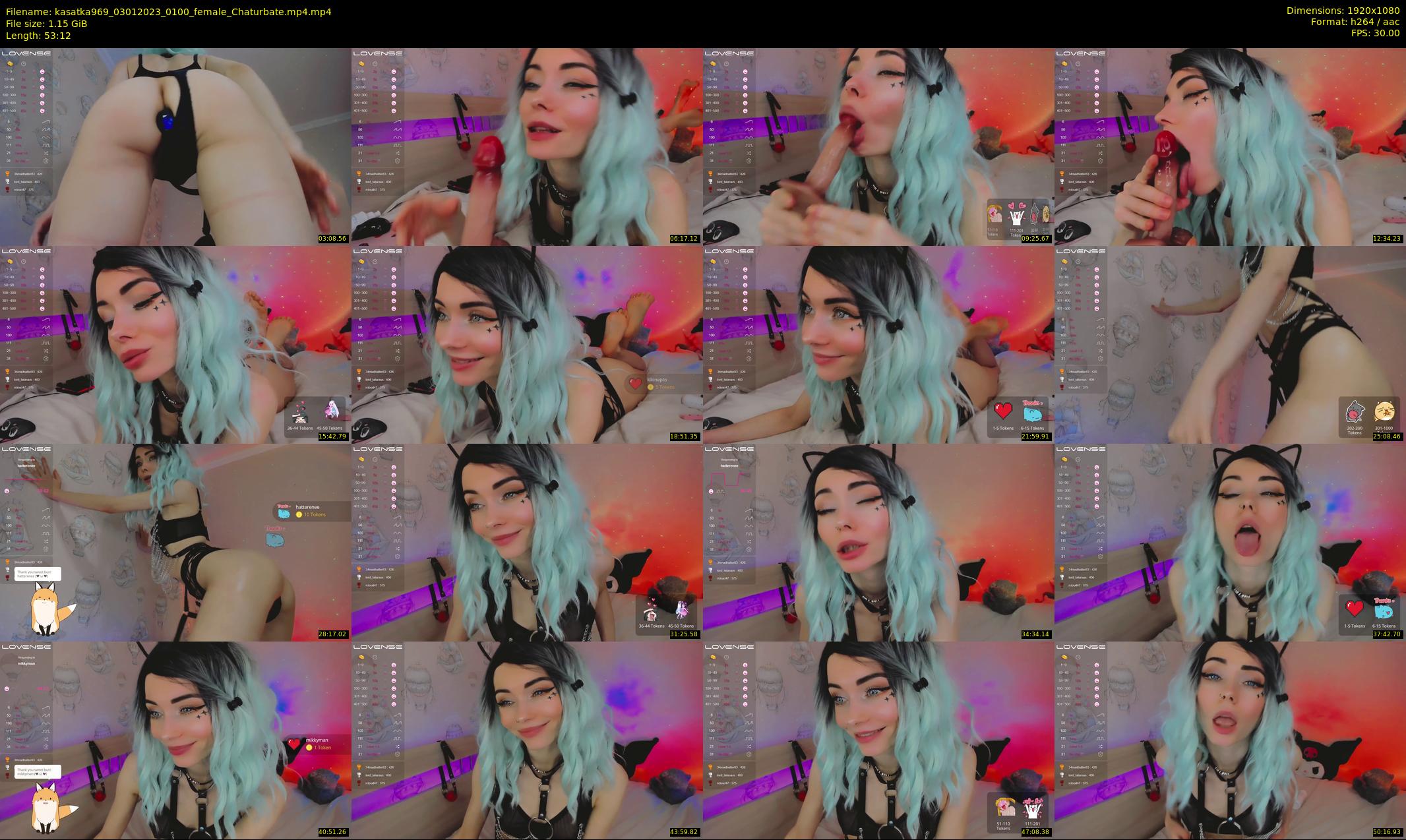 kasatka969 — 54 minute Chaturbate female cam show recording, 1080p, Jan 3, 2023