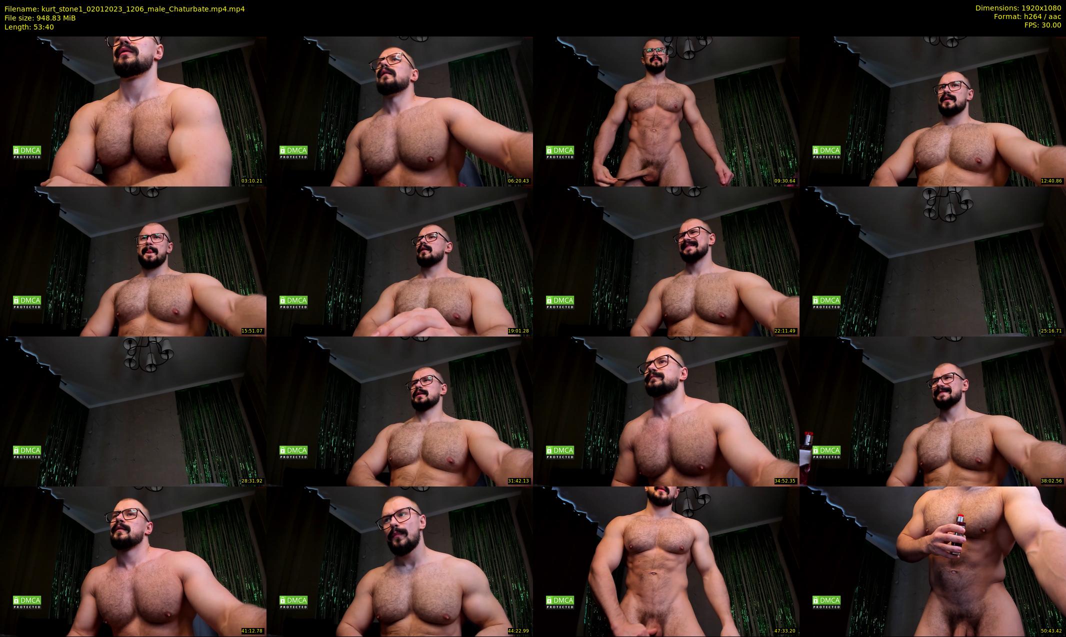 kurt_stone1 — 54 minute Chaturbate male cam show recording, 1080p, Jan 2, 2023