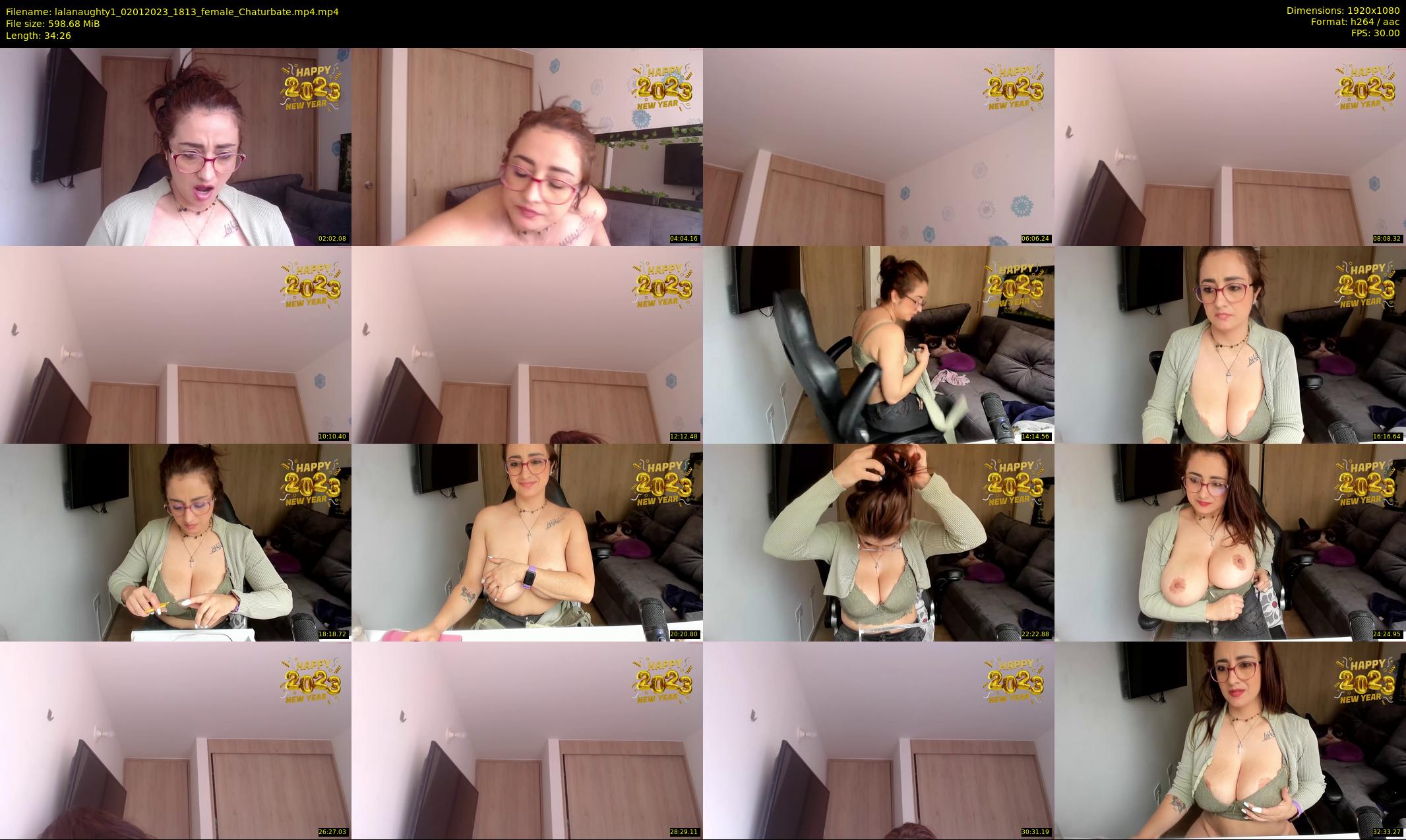 lalanaughty1 — 35 minute Chaturbate female cam show recording, 1080p, Jan 2, 2023