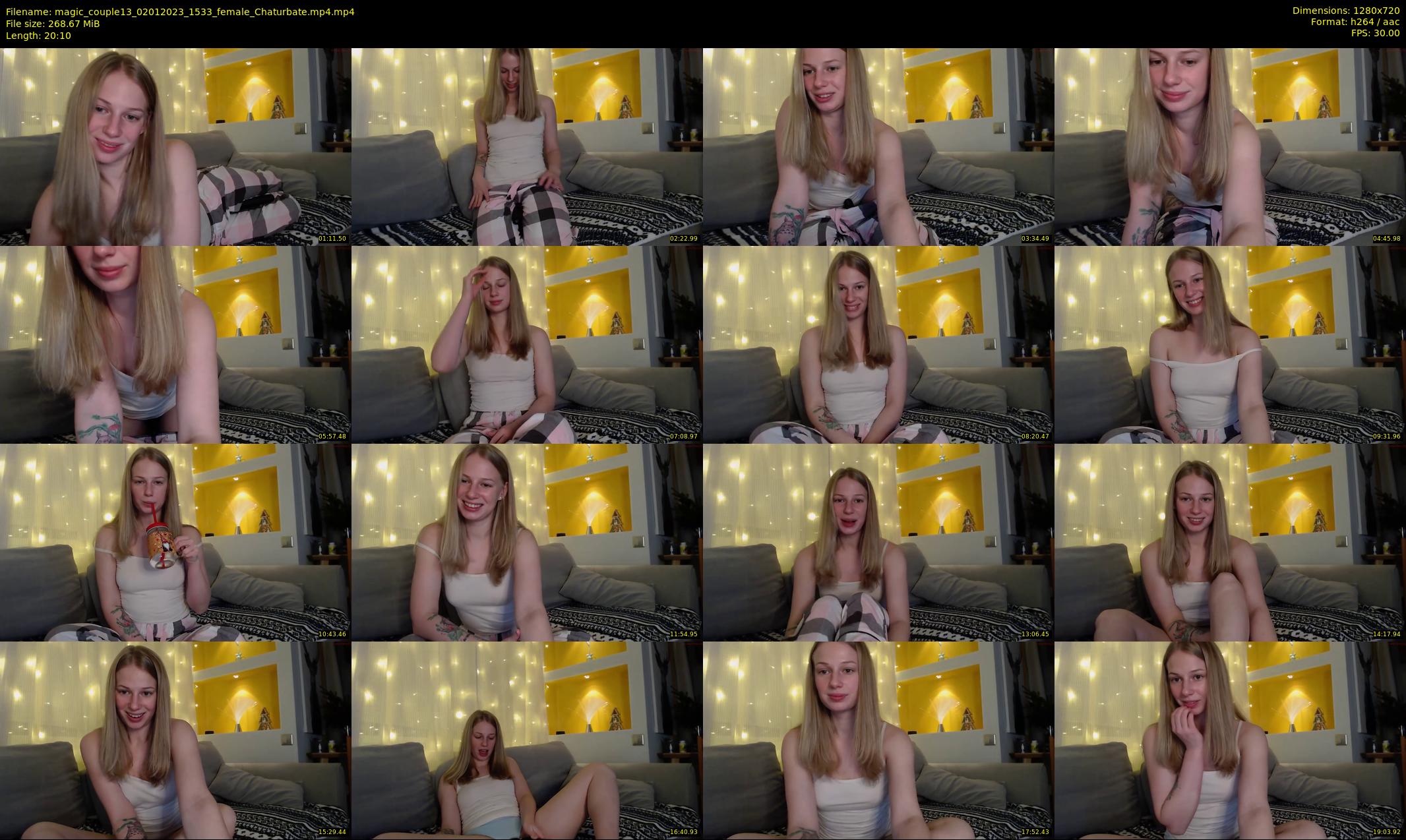 magic_couple13 — 21 minute Chaturbate couple cam show recording, 720p, Jan 2, 2023