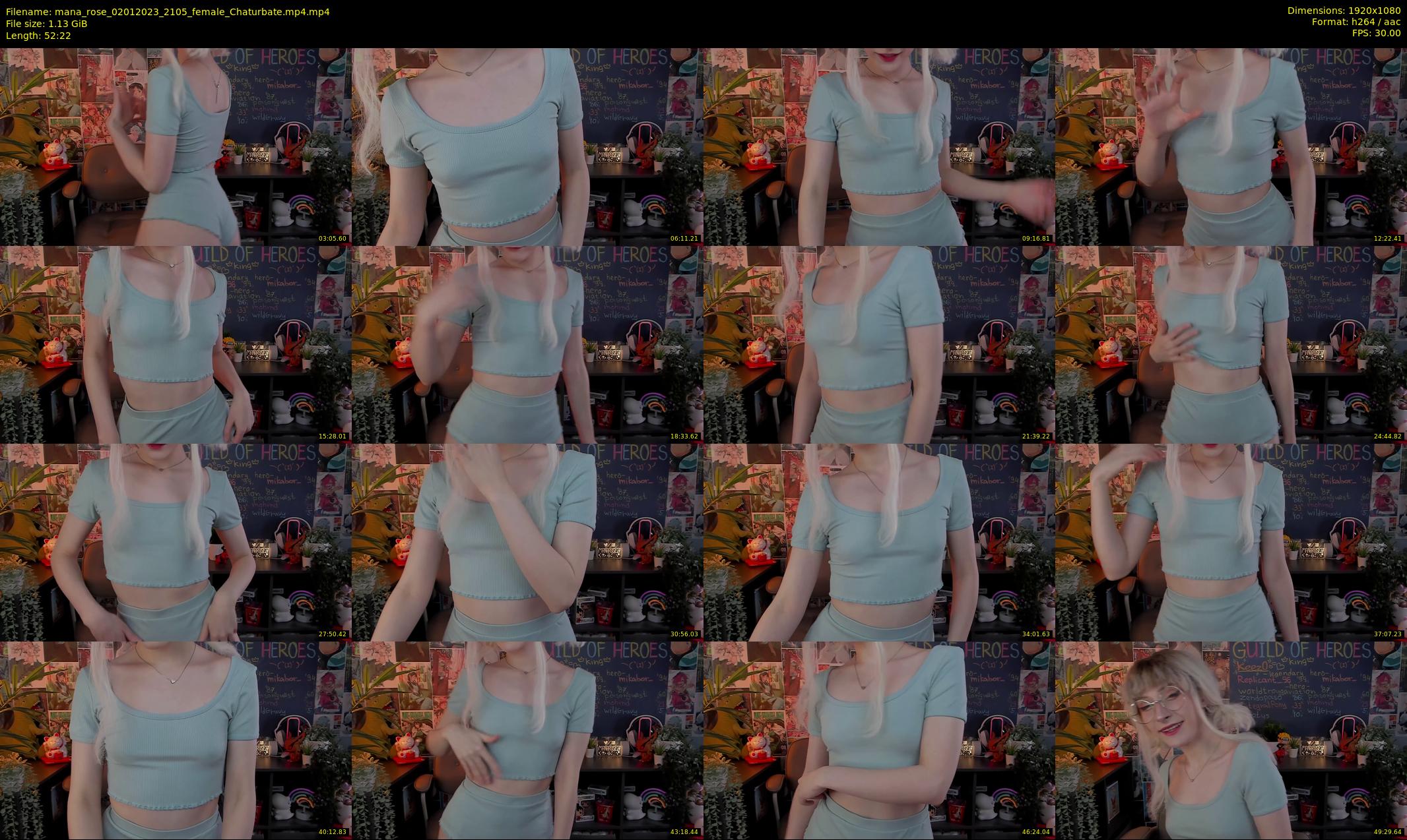 mana_rose — 53 minute Chaturbate female cam show recording, 1080p, Jan 2, 2023