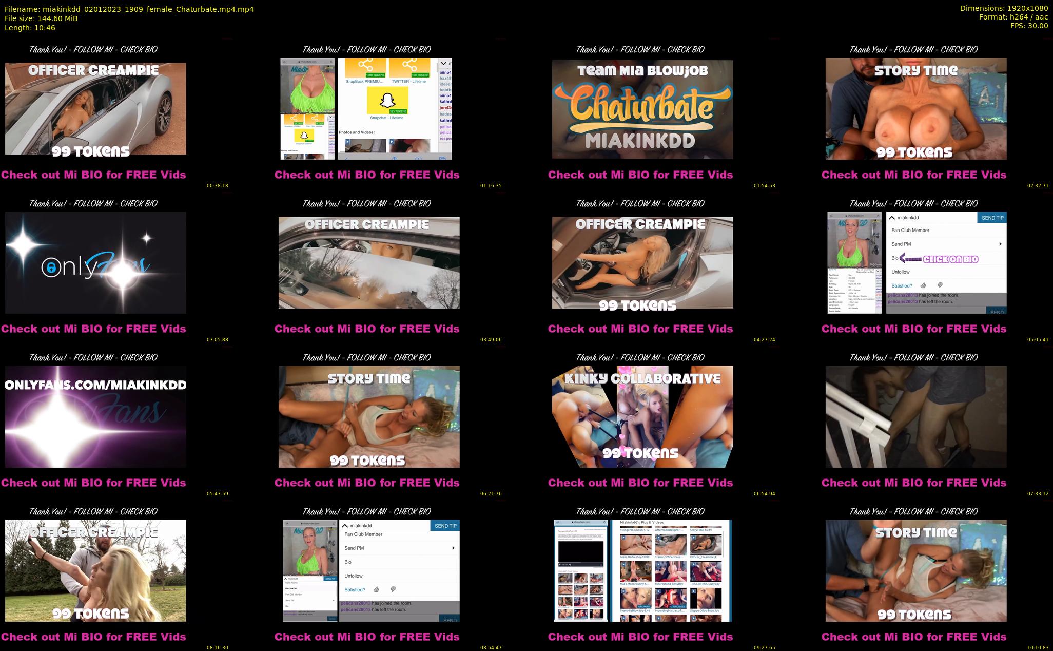 miakinkdd — 11 minute Chaturbate female cam show recording, 1080p, Jan 2, 2023