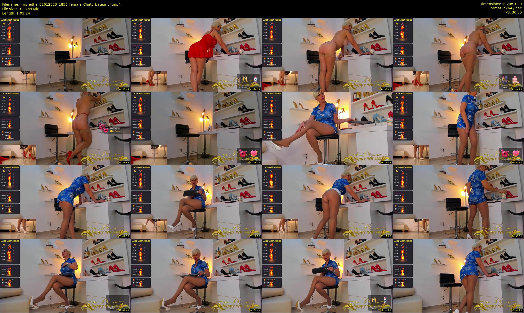 mrs_edha — 64 minute Chaturbate female cam show recording, 1080p, Jan 2, 2023
