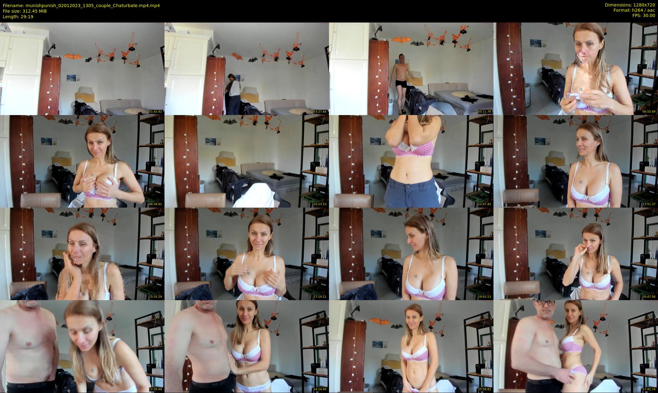 munishpunish — 30 minute Chaturbate couple cam show recording, 720p, Jan 2, 2023