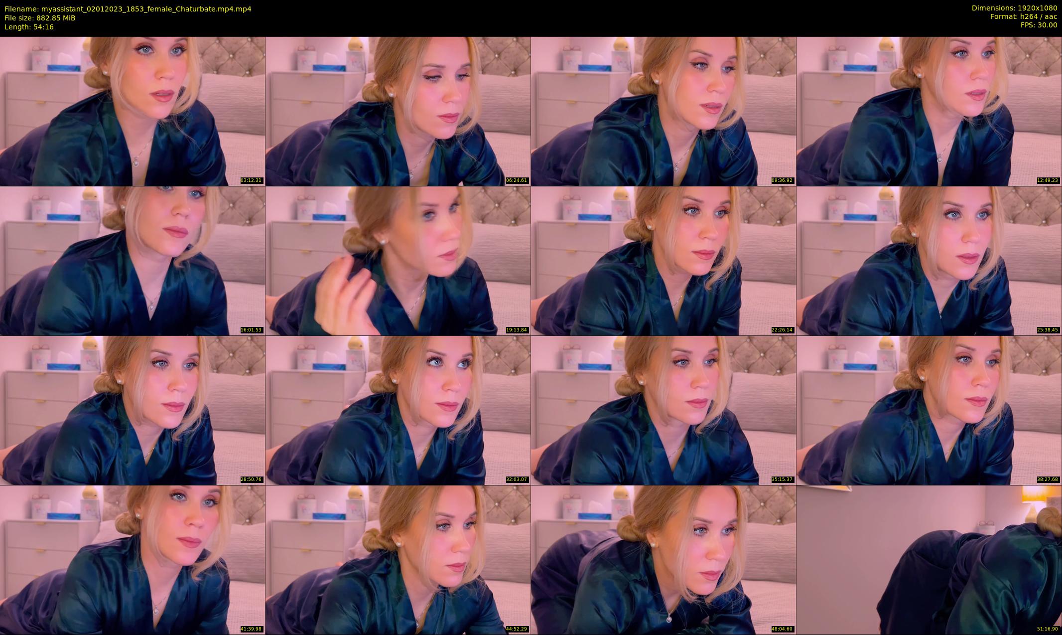 myassistant — 55 minute Chaturbate female cam show recording, 1080p, Jan 2, 2023