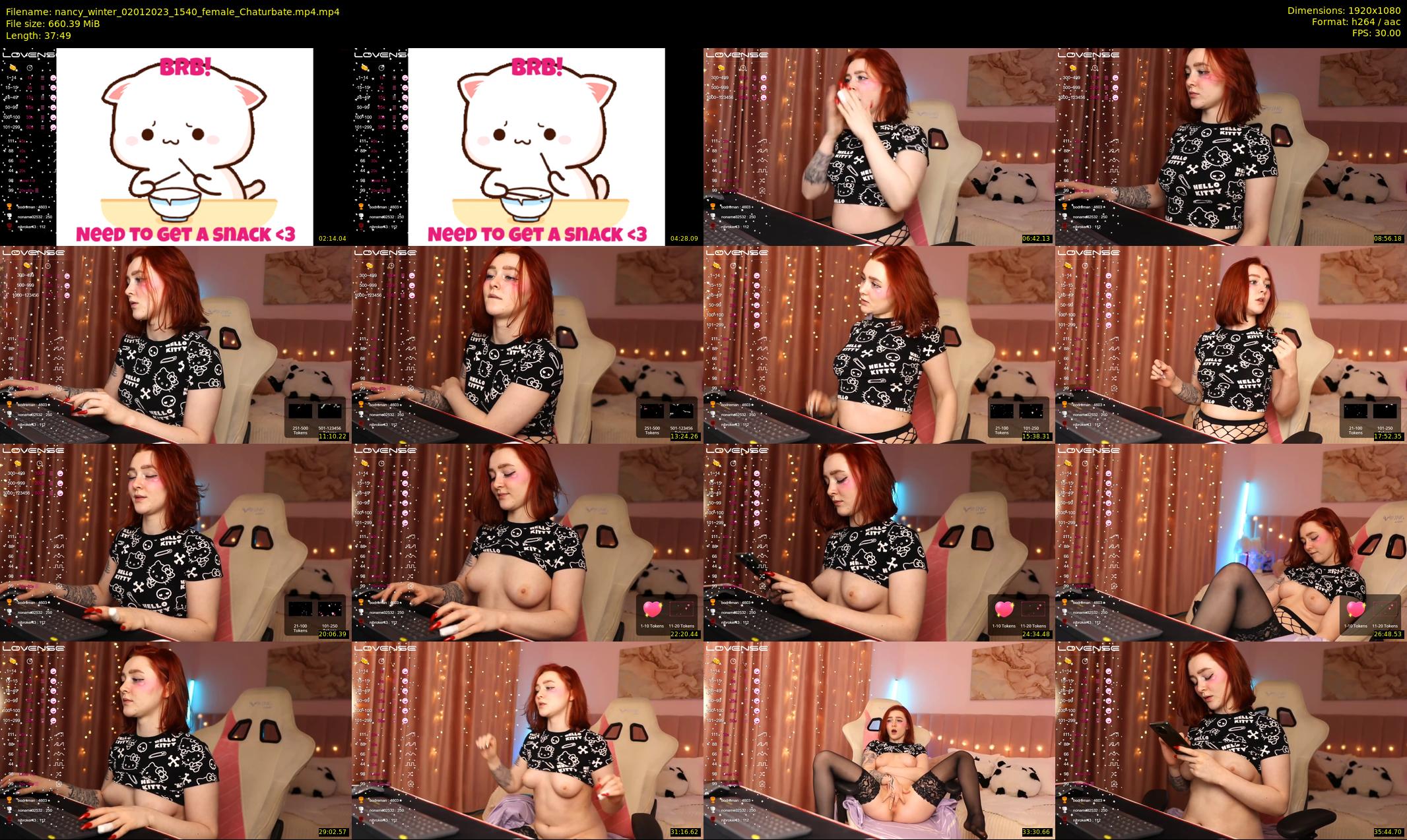 nancy_winter — 38 minute Chaturbate female cam show recording, 1080p, Jan 2, 2023