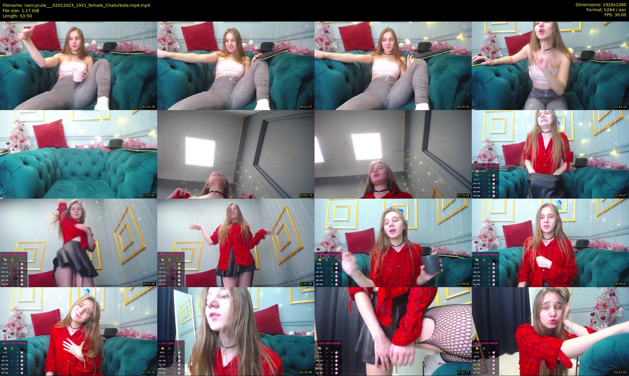nancycute__ — 54 minute Chaturbate female cam show recording, 1080p, Jan 2, 2023
