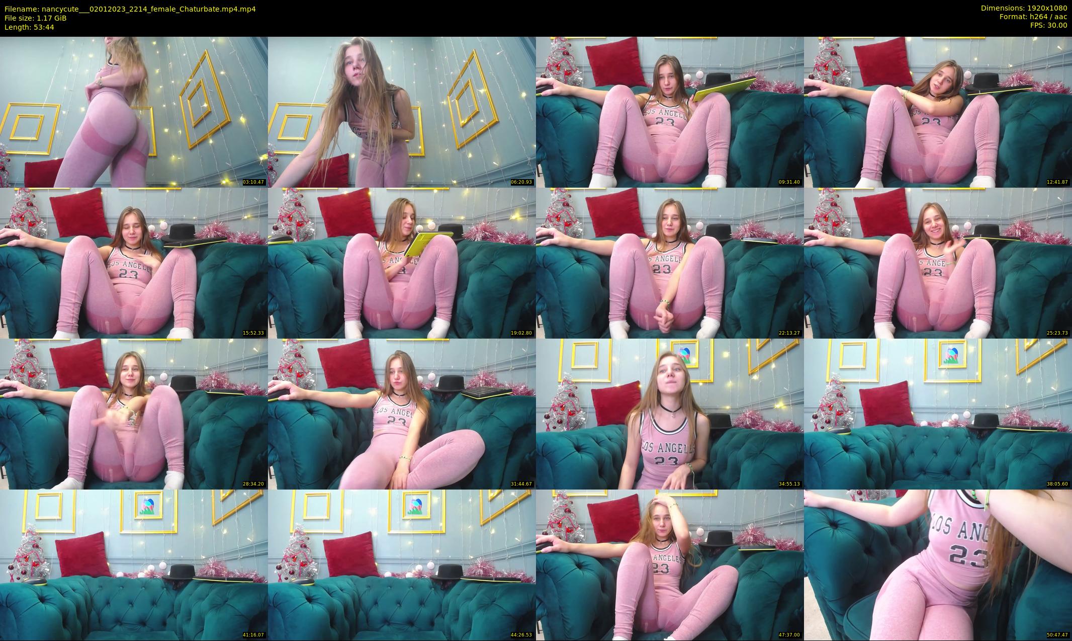 nancycute__ — 54 minute Chaturbate female cam show recording, 1080p, Jan 2, 2023