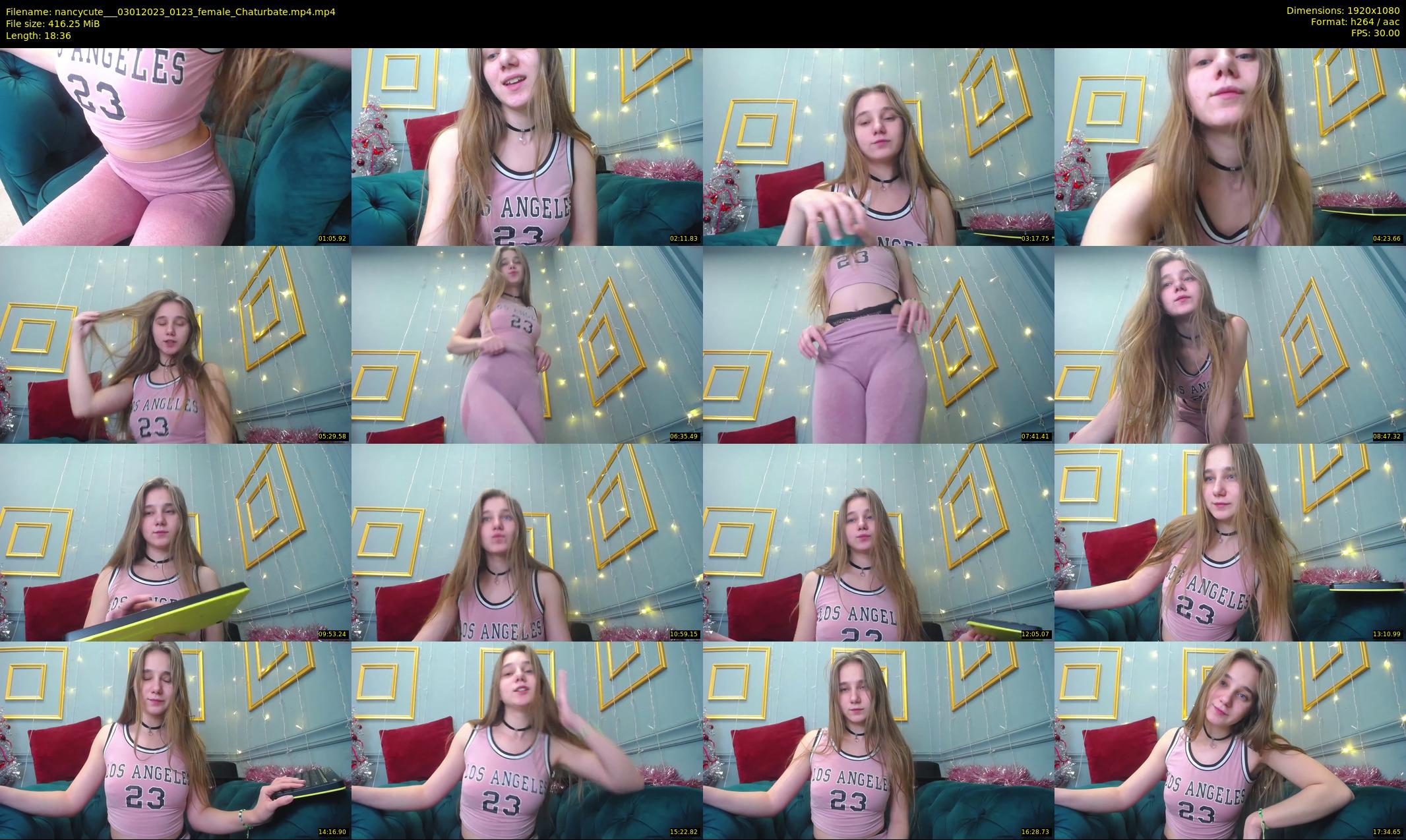 nancycute__ — 19 minute Chaturbate female cam show recording, 1080p, Jan 3, 2023