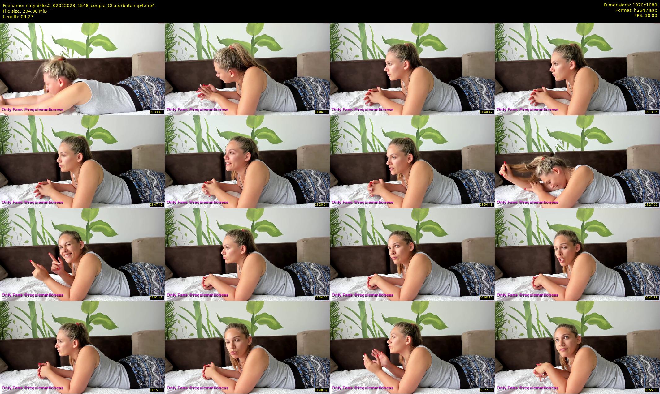 natyniklos2 — 10 minute Chaturbate couple cam show recording, 1080p, Jan 2, 2023