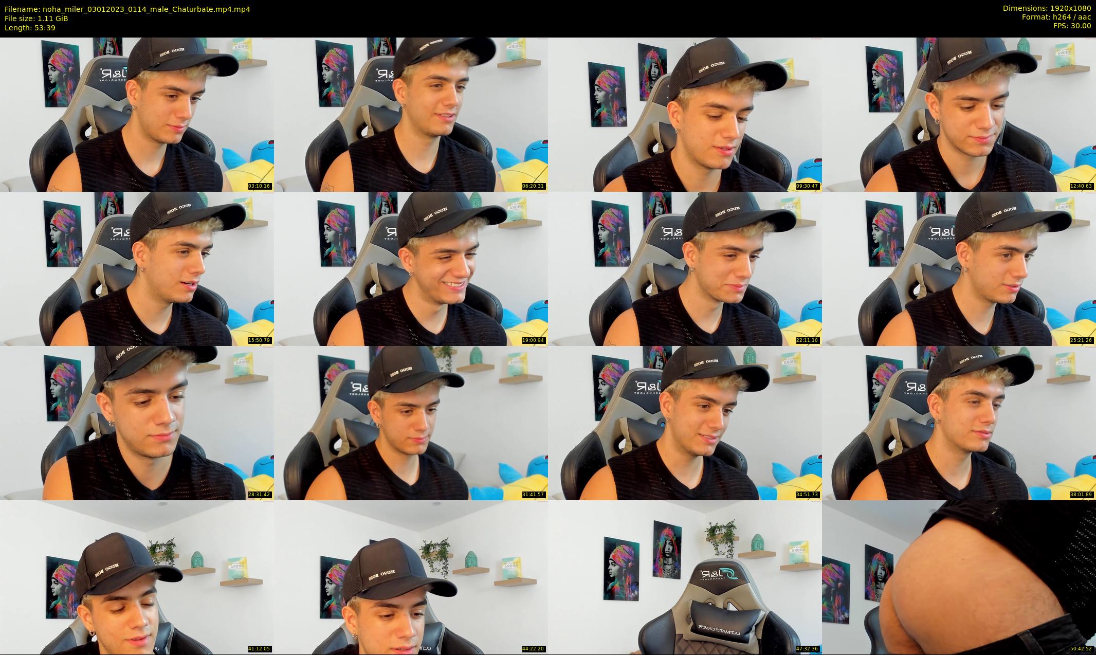 noha_miler — 54 minute Chaturbate male cam show recording, 1080p, Jan 3, 2023
