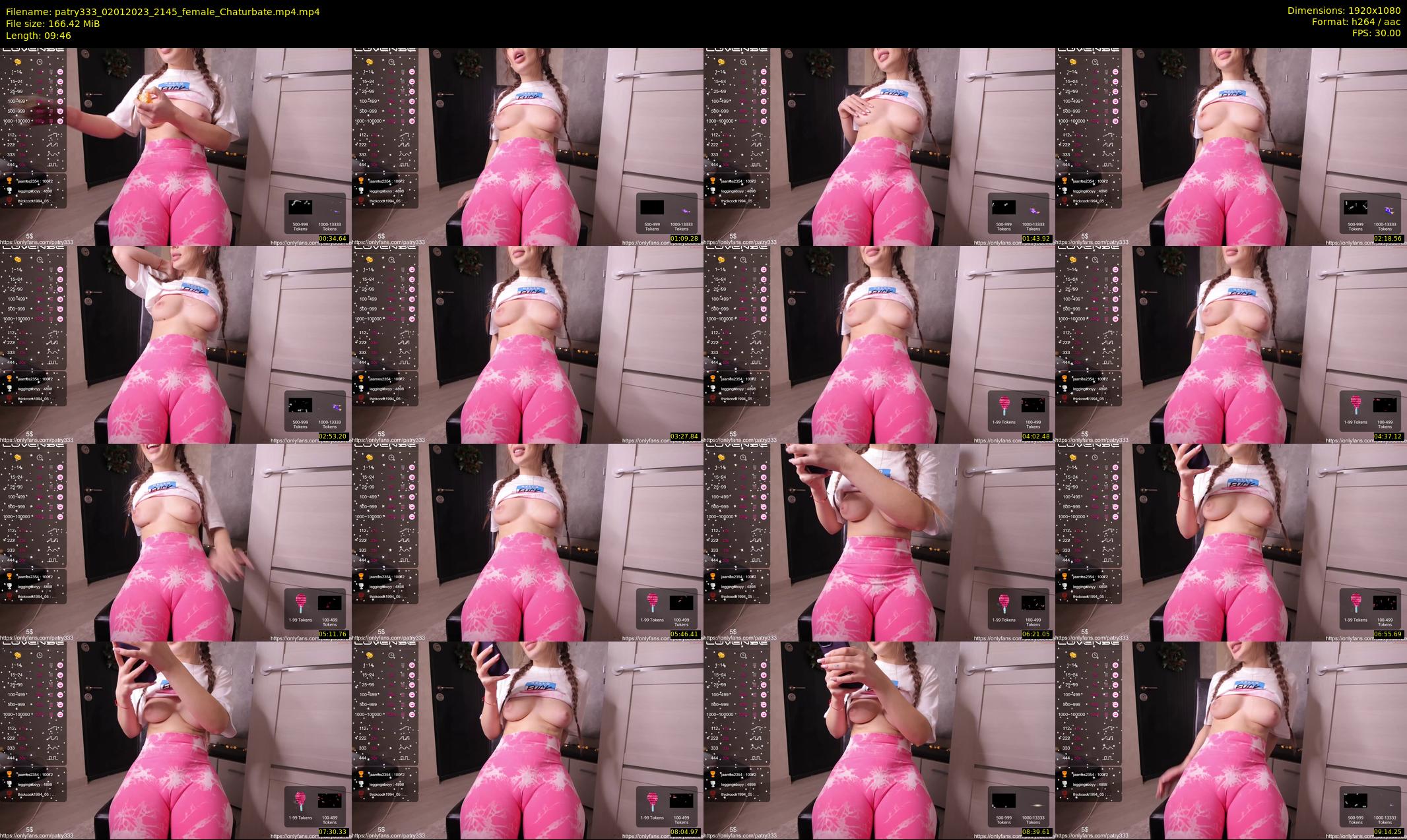 patry333 — 10 minute Chaturbate female cam show recording, 1080p, Jan 2, 2023