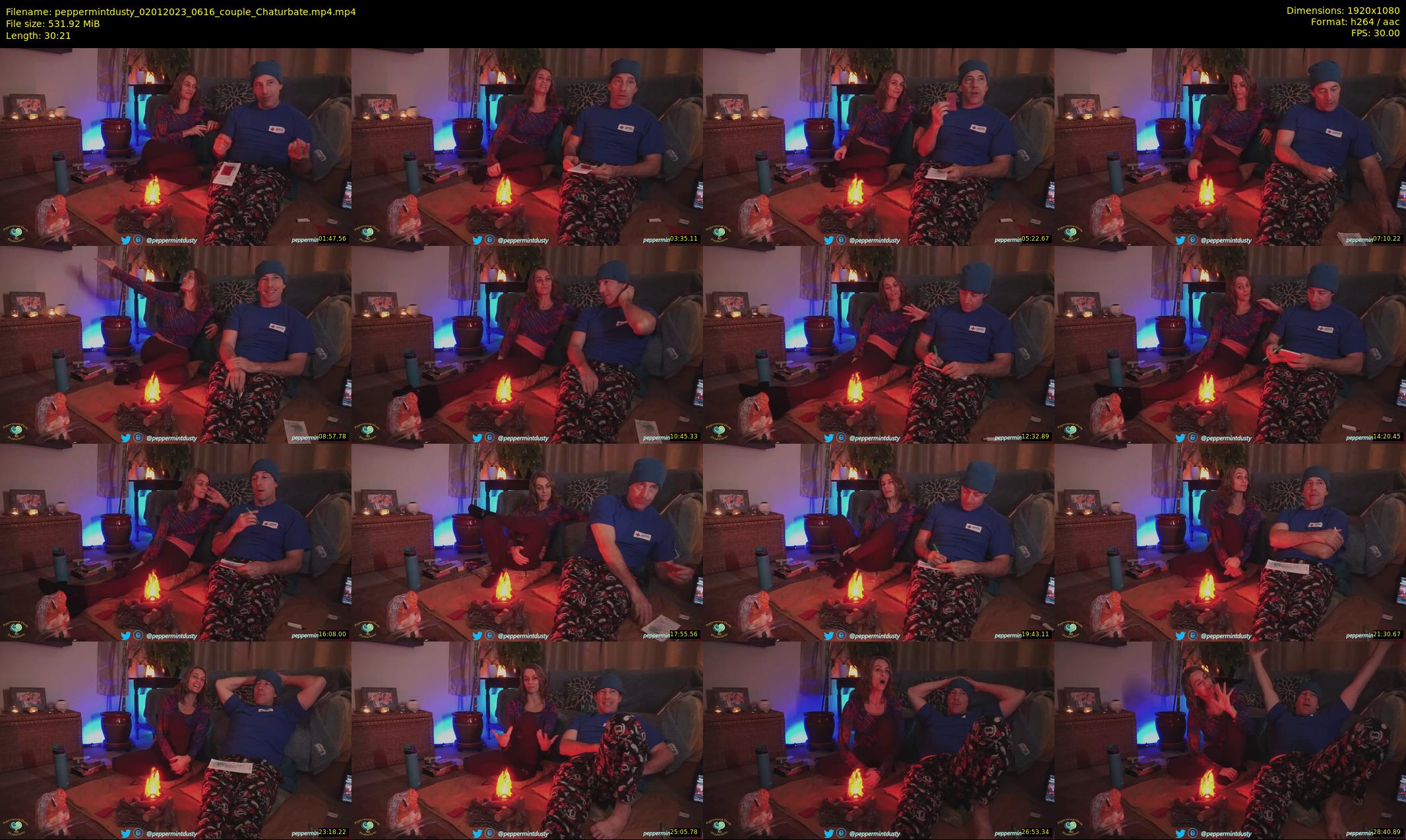 peppermintdusty — 31 minute Chaturbate couple cam show recording, 1080p, Jan 2, 2023